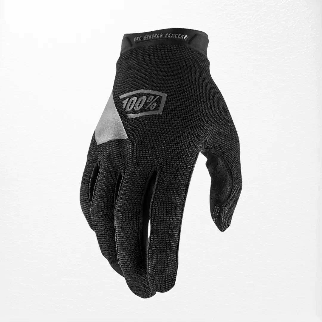 100% Ridecamp MX Gloves Black - Dash Racegear Store