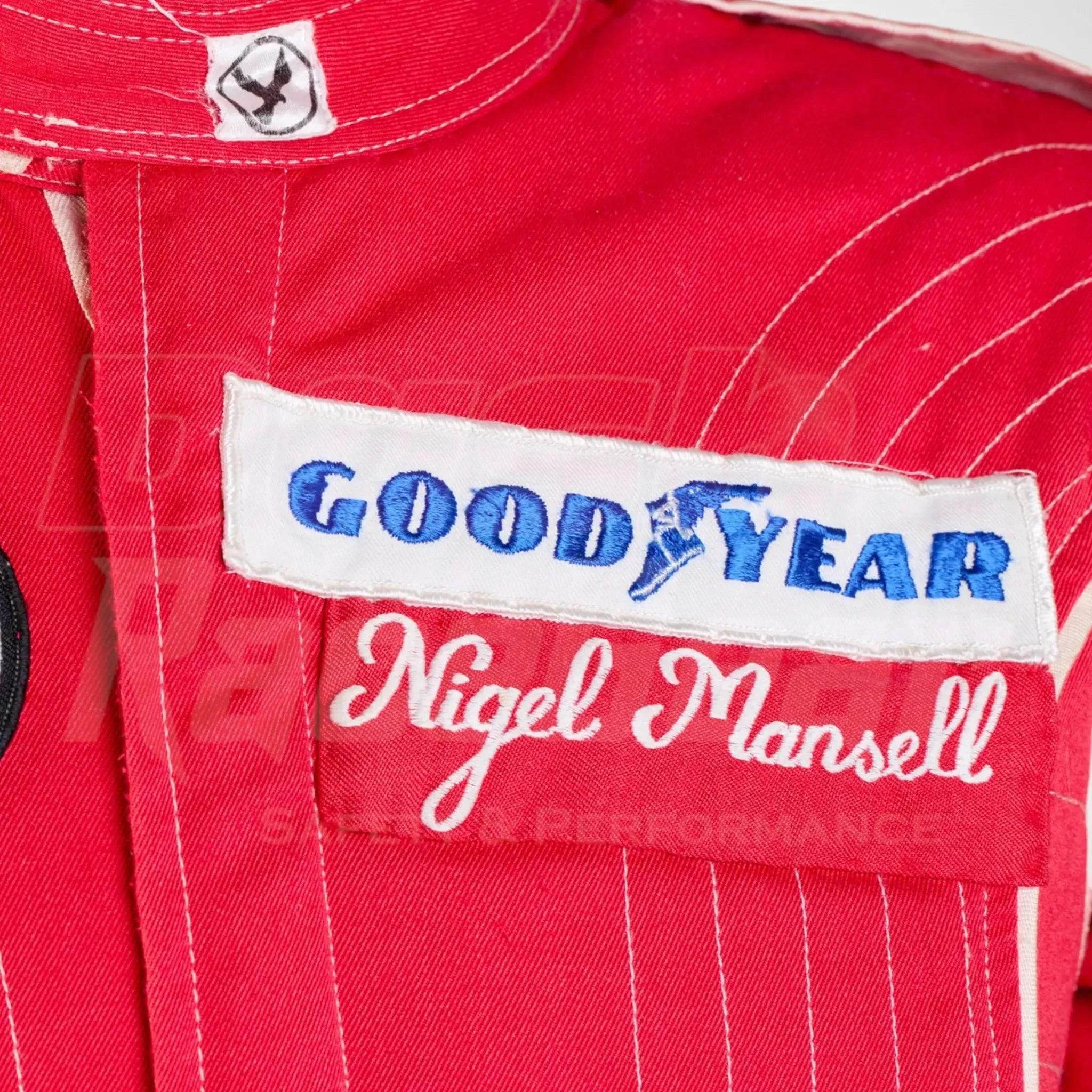1980 Ralt Formula 2 Hawk NIGEL MANSELL’S Race Suit - Dash Racegear Store