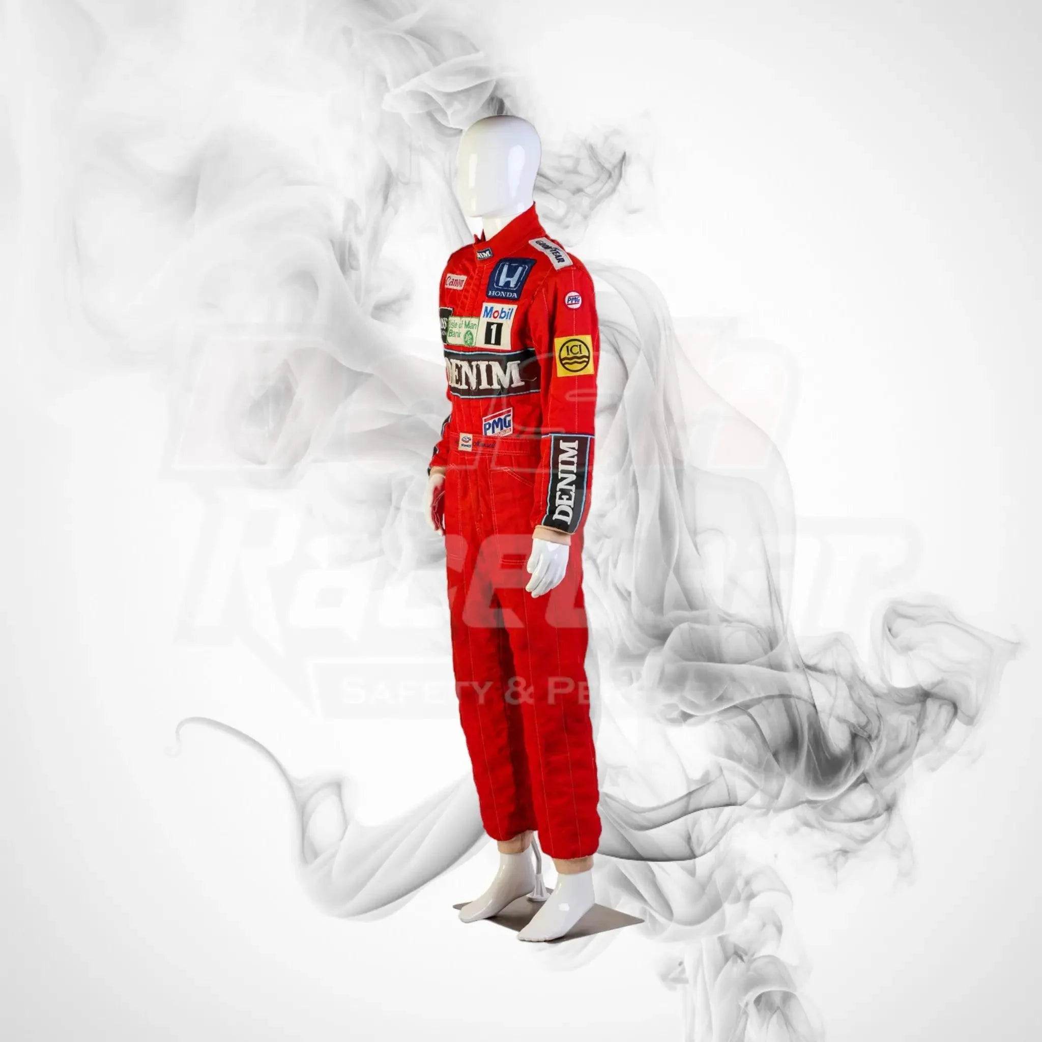 1986 Canon Williams Stand 21 Formula 1 NIGEL MANSELL’S Race Suit - Dash Racegear Store