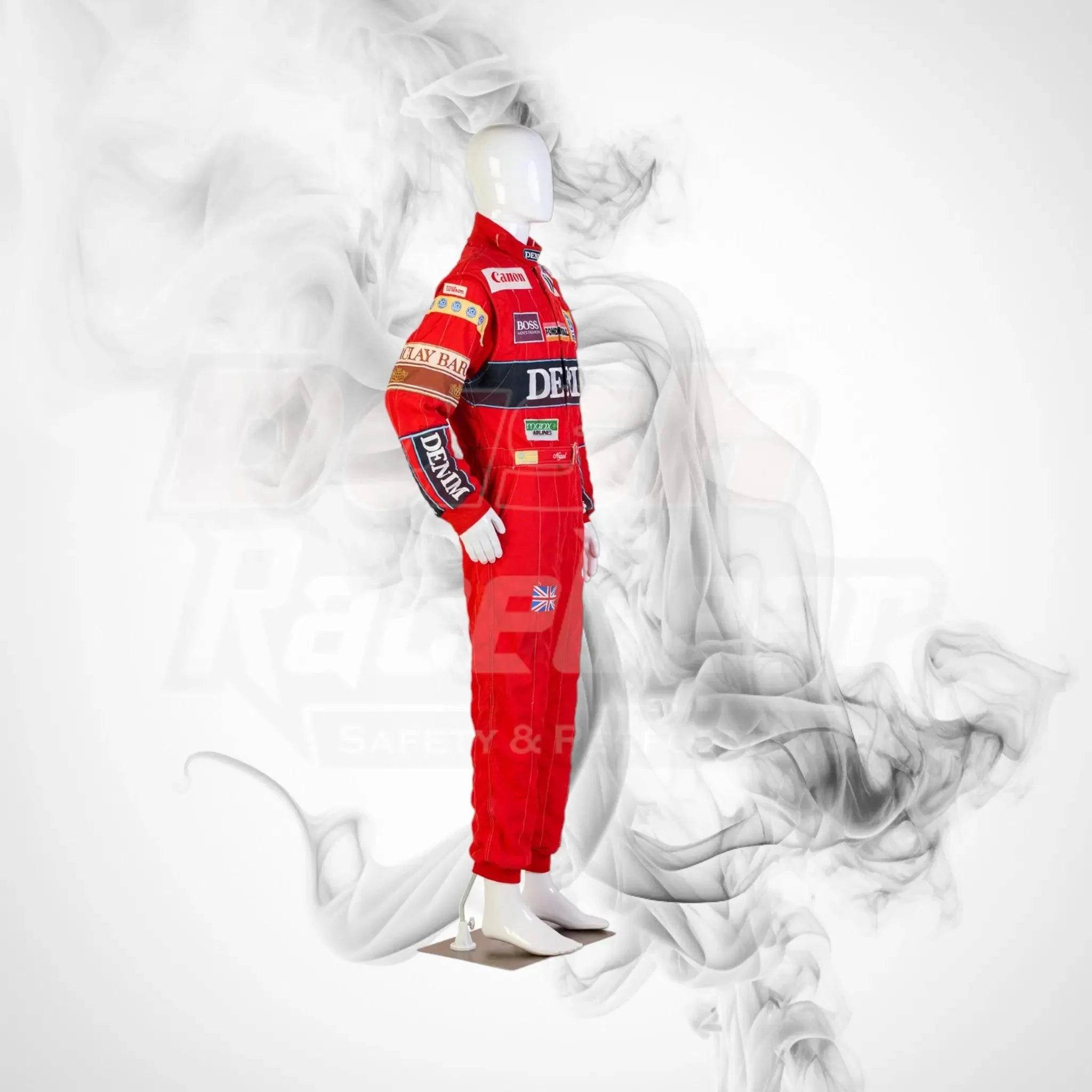1988 Canon Williams Stand 21 Formula 1 NIGEL MANSELL’S Race Suit - Dash Racegear Store