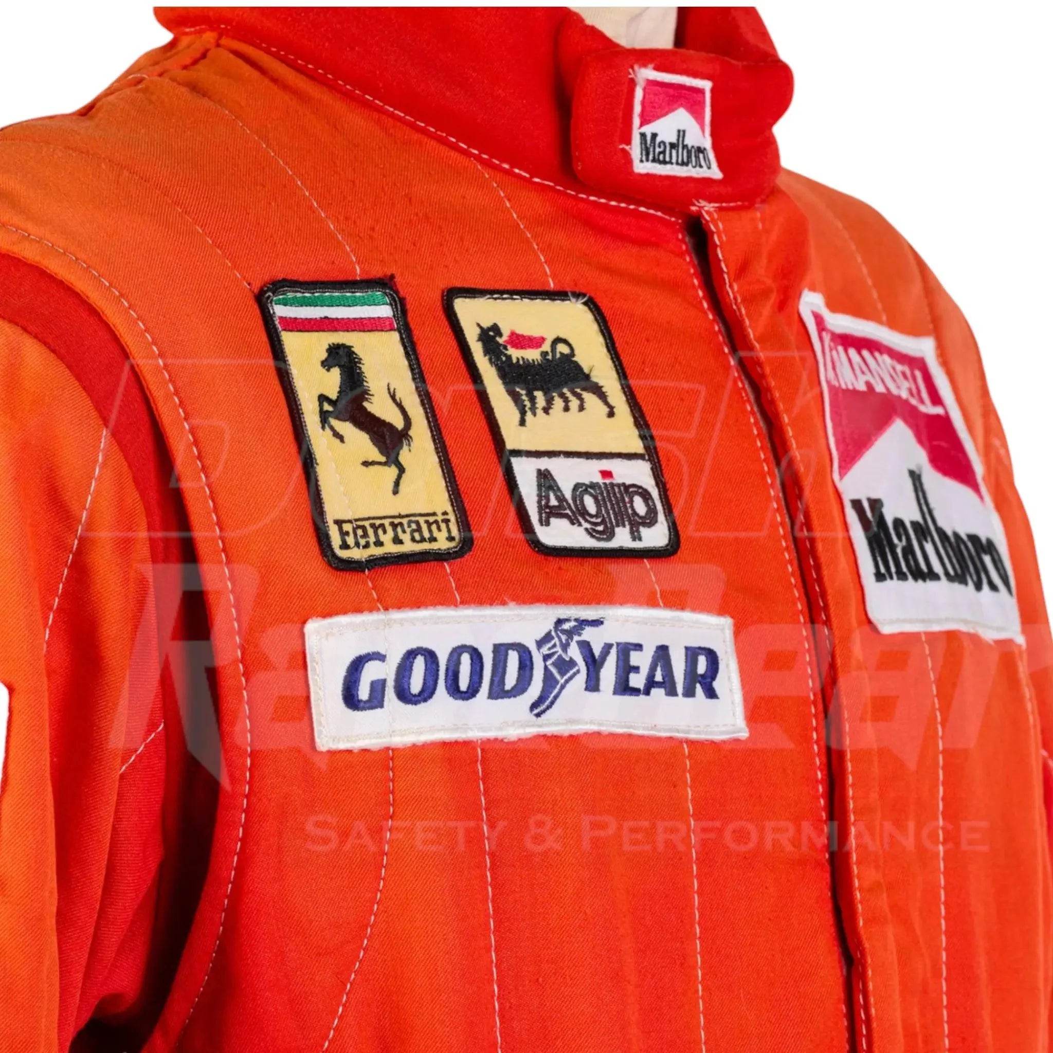1989 Scuderia Ferrari Stand 21 Formula 1 NIGEL MANSELL’S Race Suit - Dash Racegear Store