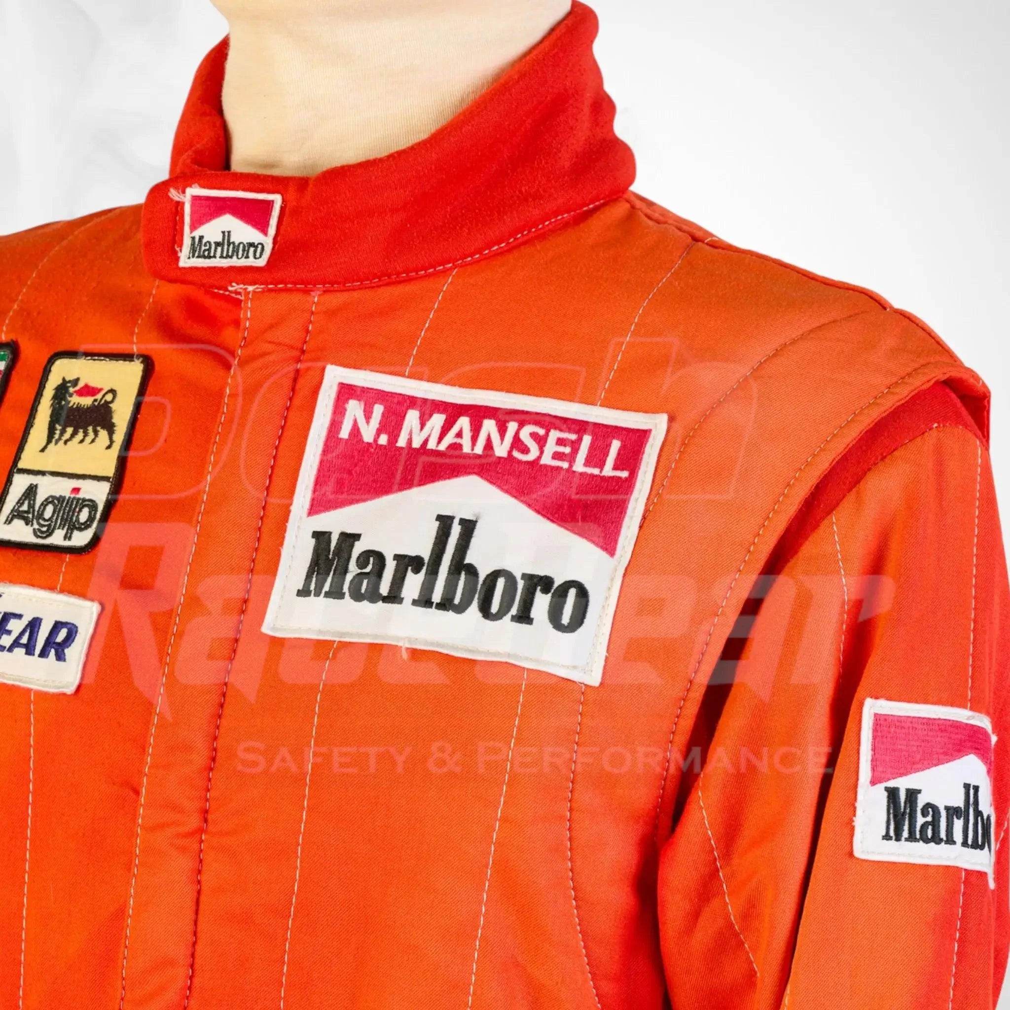 1989 Scuderia Ferrari Stand 21 Formula 1 NIGEL MANSELL’S Race Suit - Dash Racegear Store
