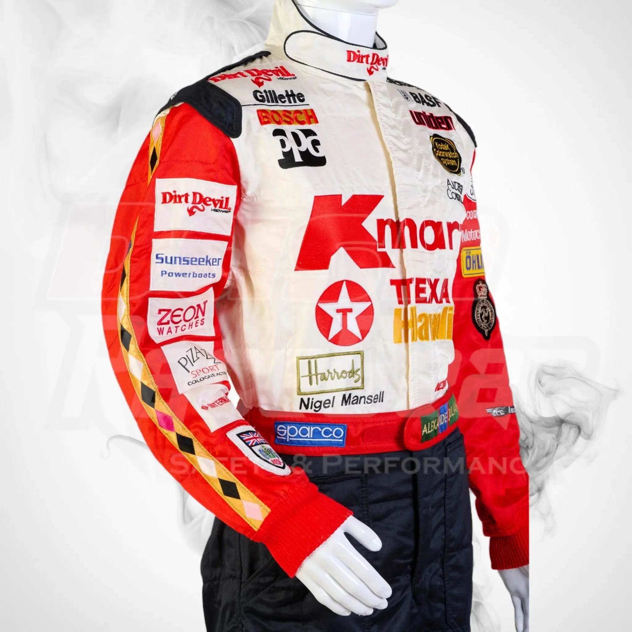 1994 Newman Haas Racing Sparco IndyCar NIGEL MANSELL’S Race Suit - Dash Racegear Store