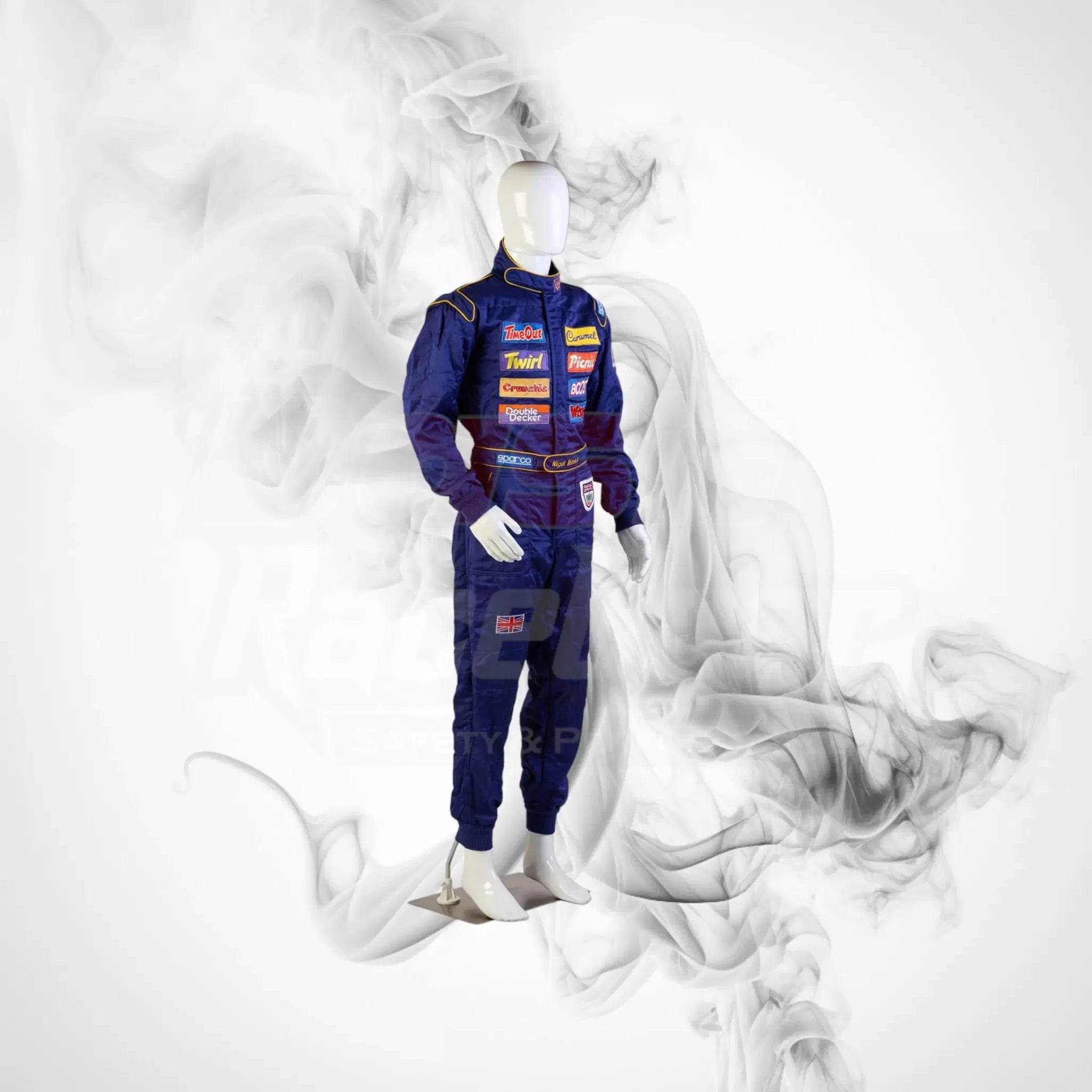 1995 ‘Race The Ace’ Cadbury's Chocolate Sparco NIGEL MANSELL’S Race Suit - Dash Racegear Store