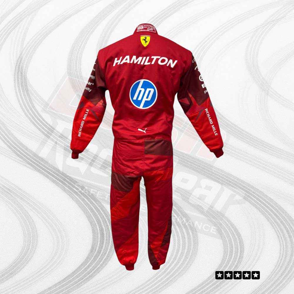 Lewis Hamilton Scuderia Ferrari HP Las Vegas 2025 race suit