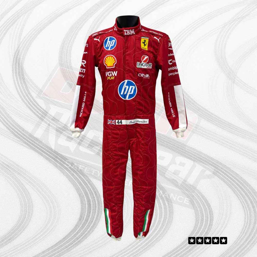 Scuderia Ferrari HP Lewis Hamilton Monza 2025 racing suit