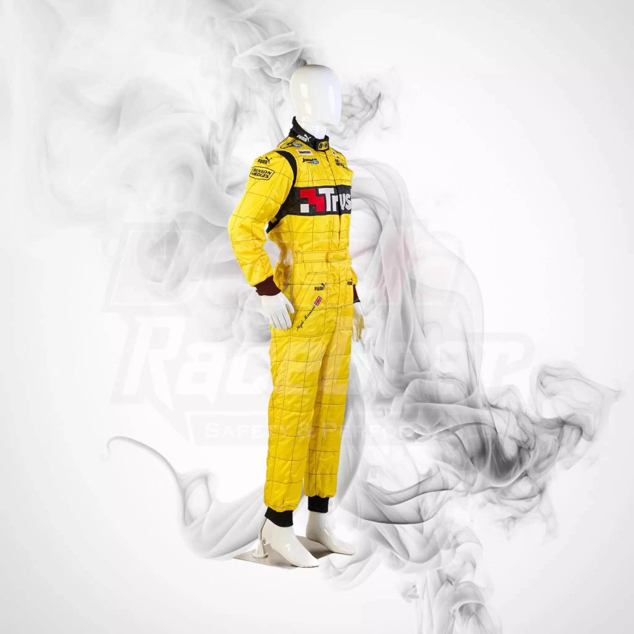 2004 Jordan Ford Benson & Hedges Sparco Formula 1 NIGEL MANSELL’S Race Suit - Dash Racegear Store