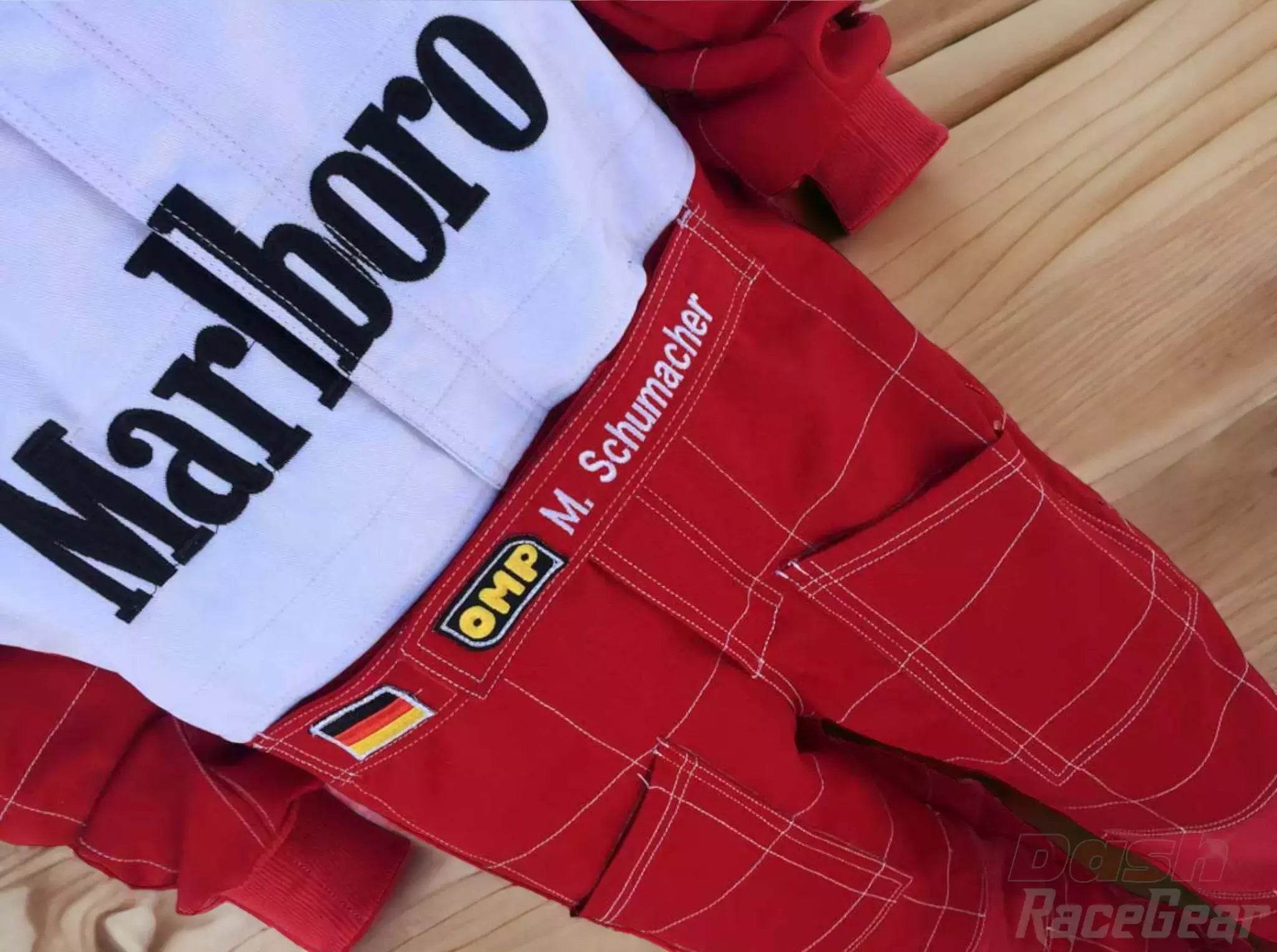 2004 Michael Schumacher Ferrari F1 Embroidered Racing Suit - Dash Racegear Store