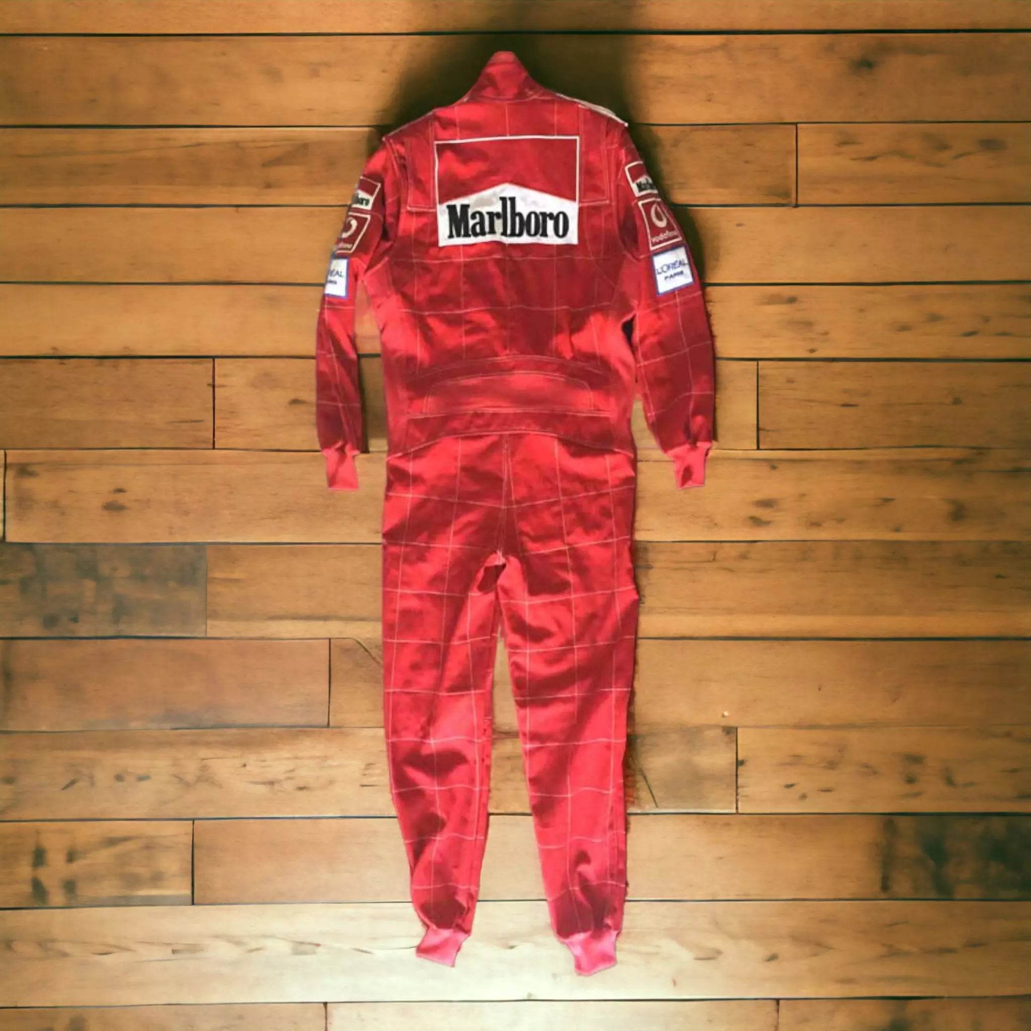 2004 Michael Schumacher Ferrari F1 Embroidered Racing Suit - Dash Racegear Store