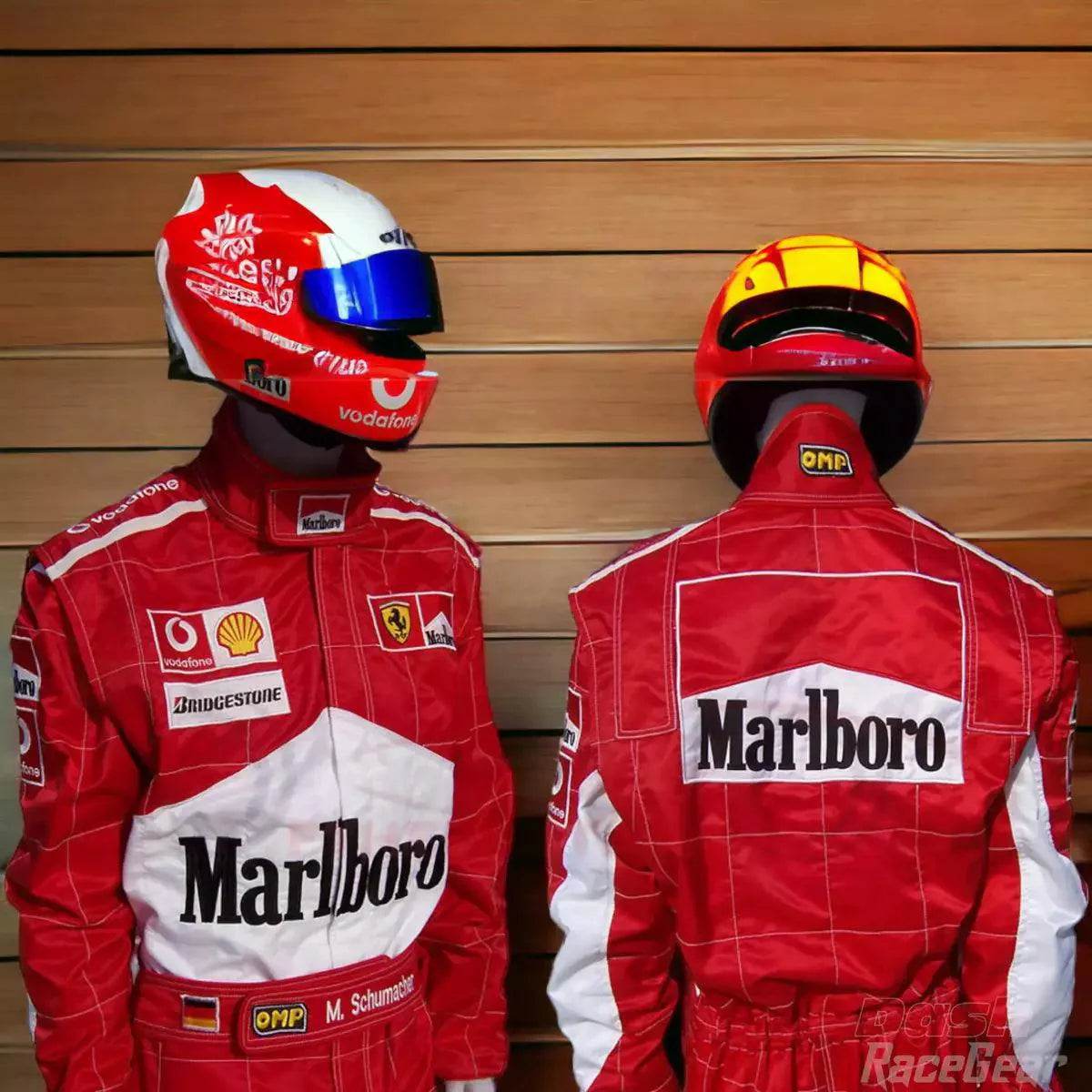 2006 Michael Schumacher Ferrari F1 Embroidered Racing suit - Dash Racegear Store