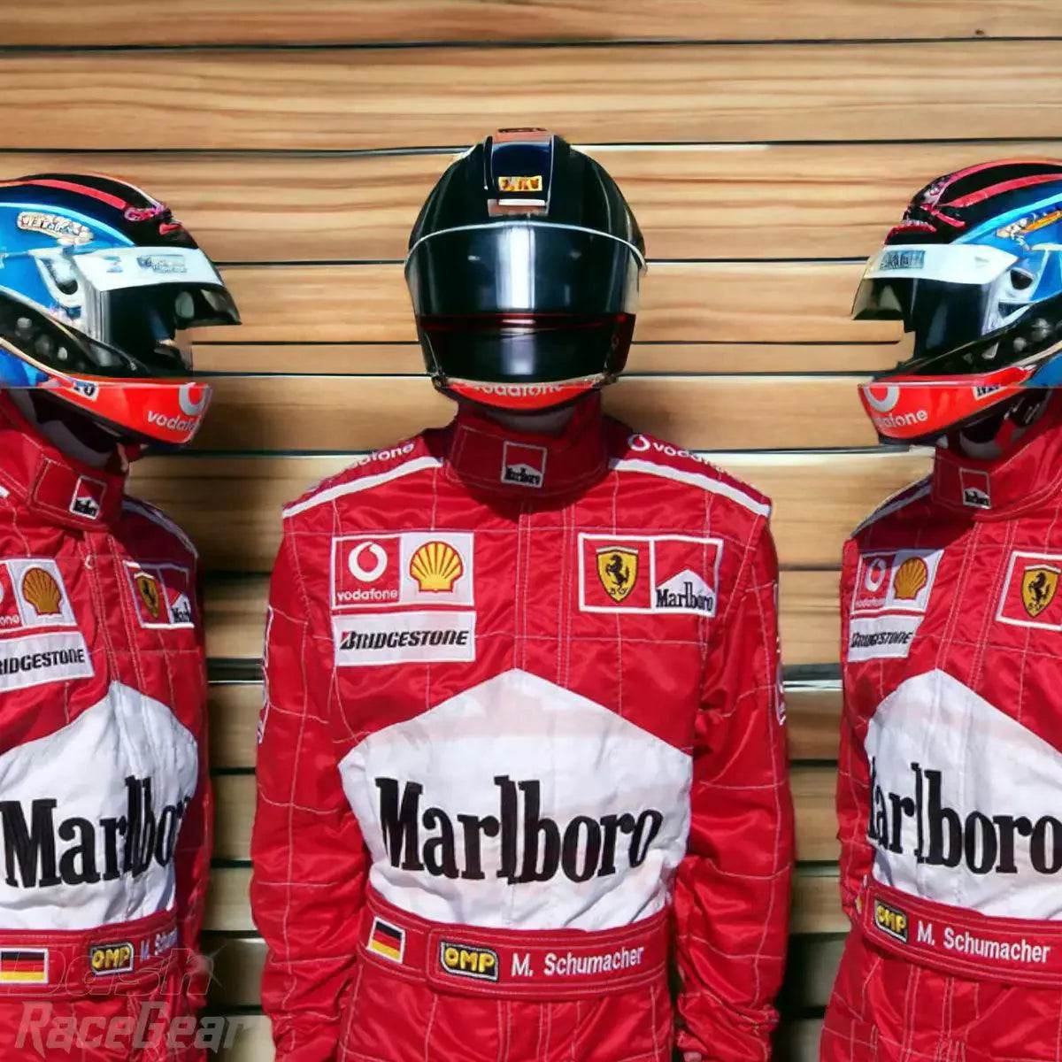 2006 Michael Schumacher Ferrari F1 Embroidered Racing suit - Dash Racegear Store