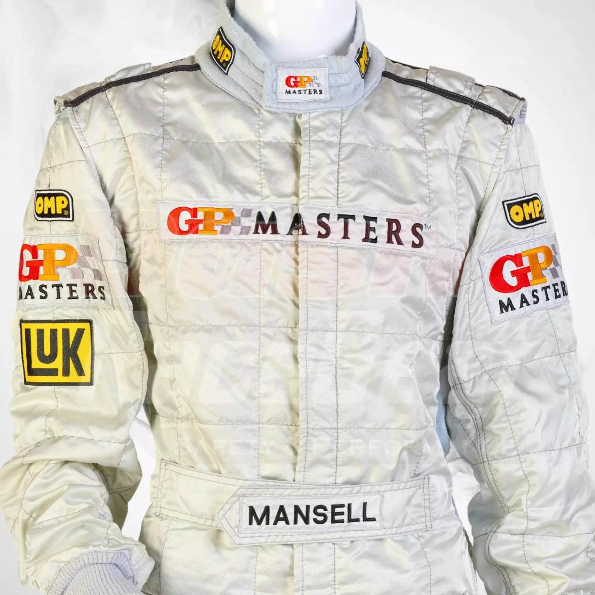2006 OMP GP Masters NIGEL MANSELL’S Race Suit - Dash Racegear Store