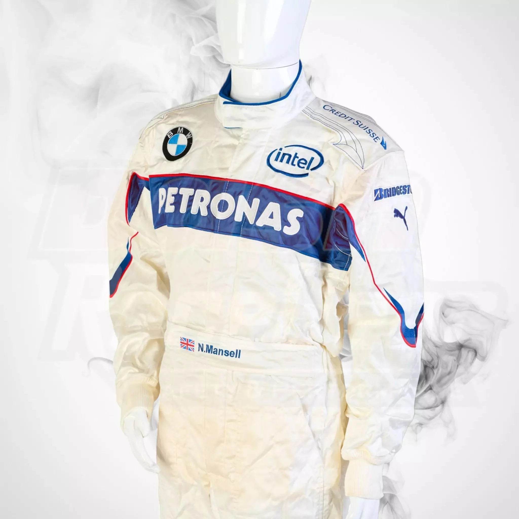 2007 BMW Sauber Formula 1 Puma NIGEL MANSELL’S Race Suit - Dash Racegear Store