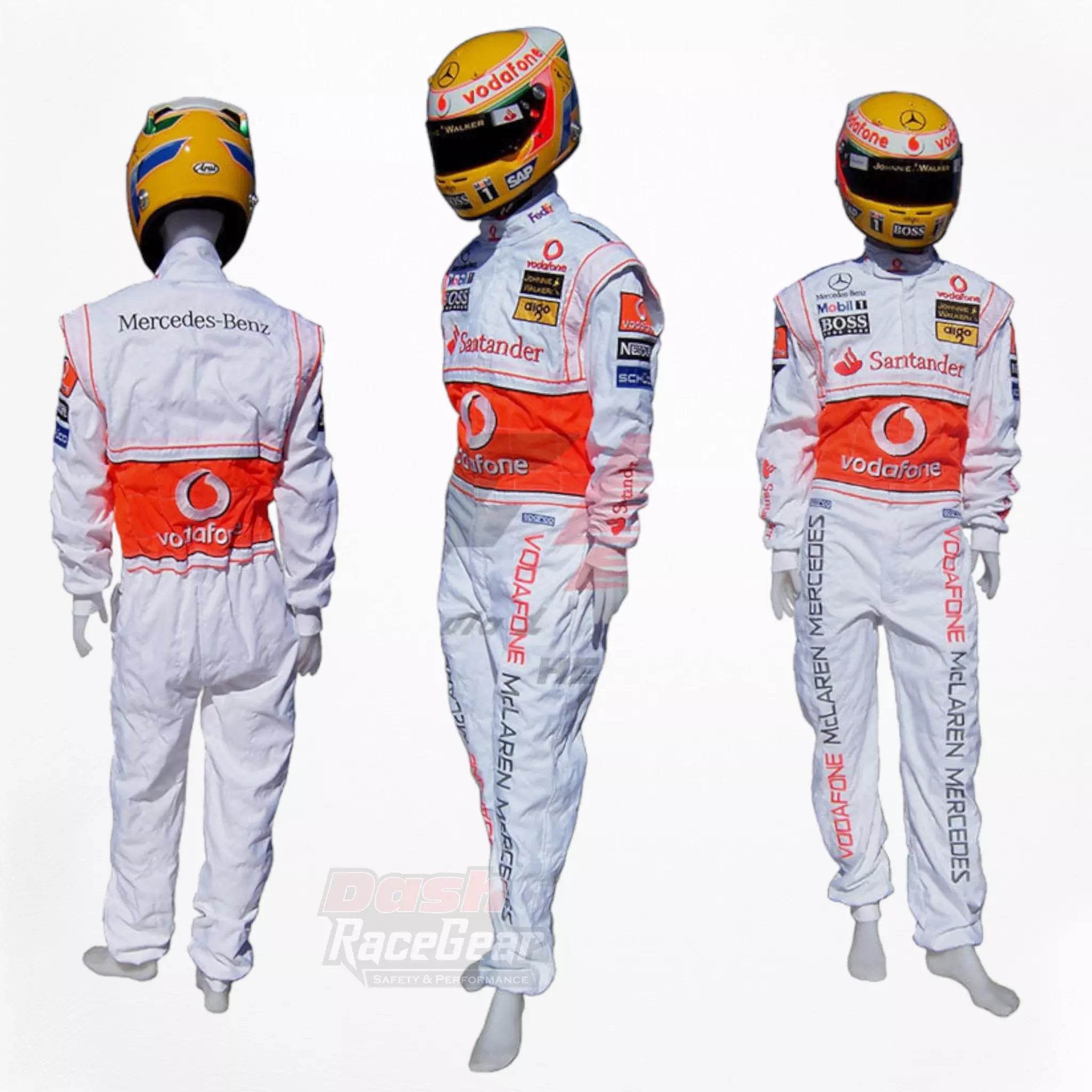 2007 Fernando Alonso McLaren F1 Embroidered Racing Suit - Dash Racegear Store