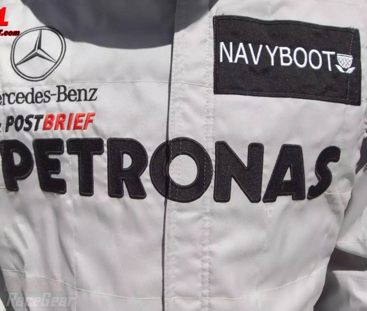 2012 Michael Schumacher Mercedes Benz F1 Embroidered Race Suit - Dash Racegear Store