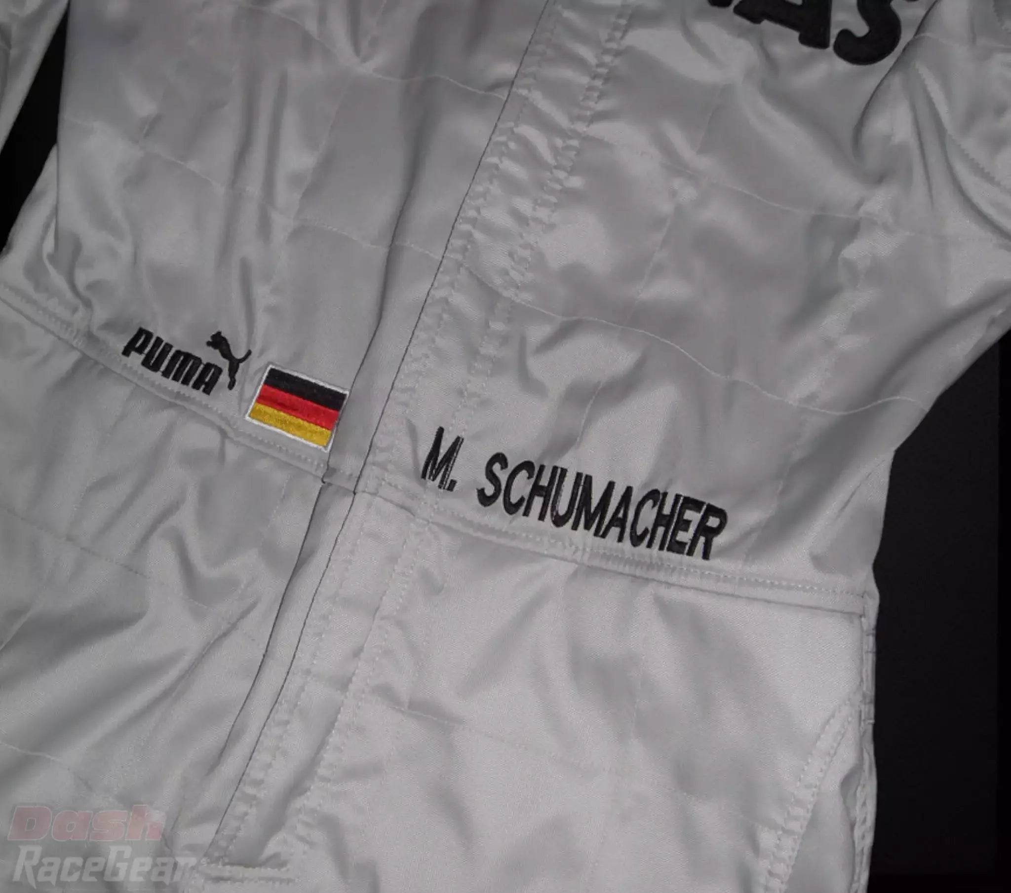 2012 Michael Schumacher Mercedes Benz F1 Embroidered Race Suit - Dash Racegear Store