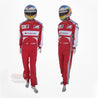 2013 Fernando Alonso Ferrari F1 Embroidered Racing Suit - Dash Racegear Store