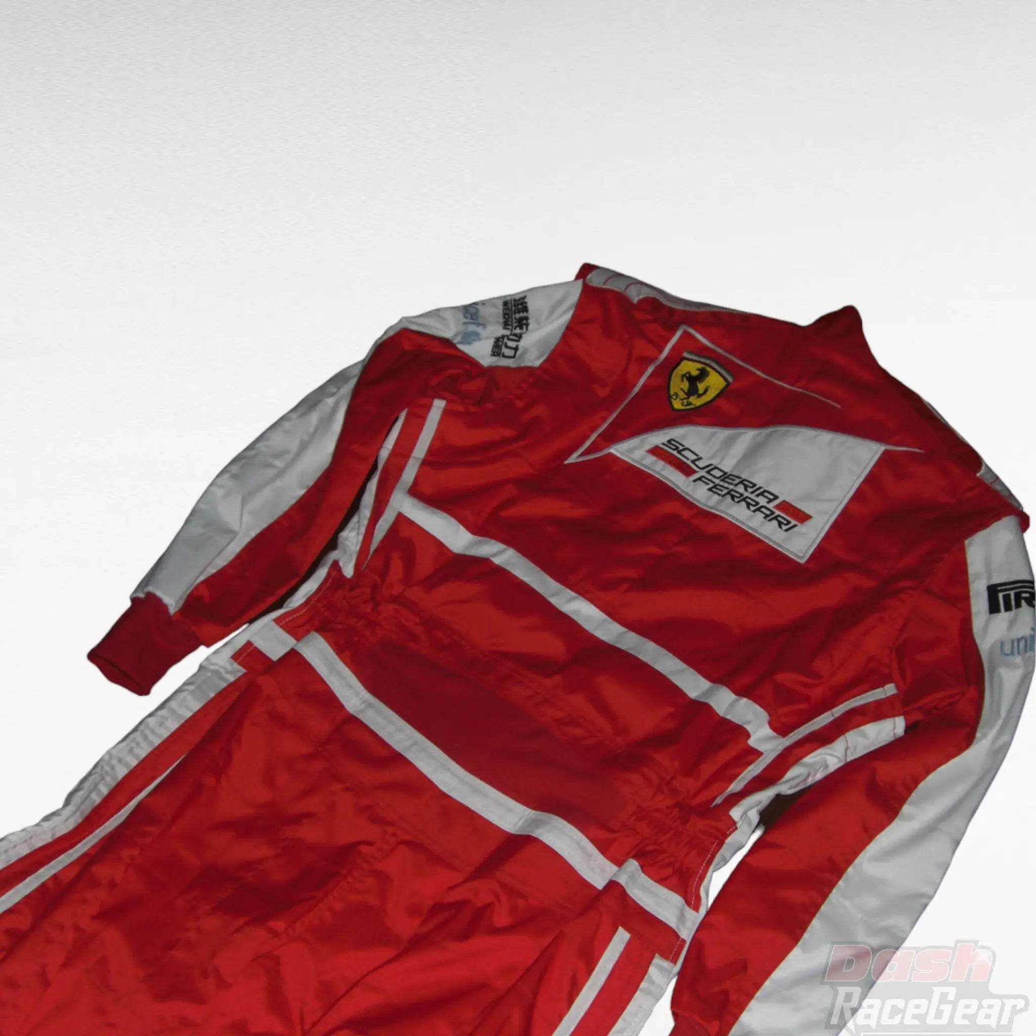 2013 Fernando Alonso Ferrari F1 Embroidered Racing Suit - Dash Racegear Store
