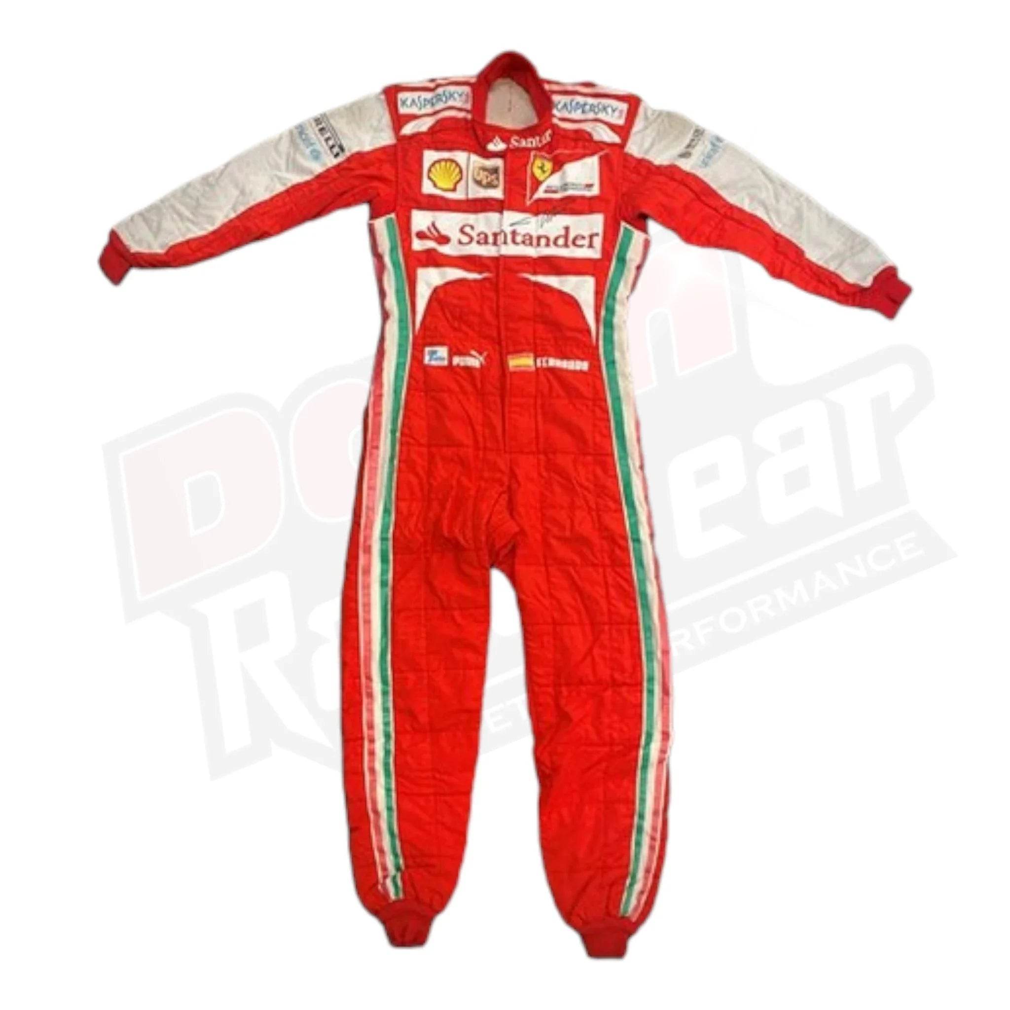 2013 Fernando Alonso Signed Racing Suit - Dash Racegear Store