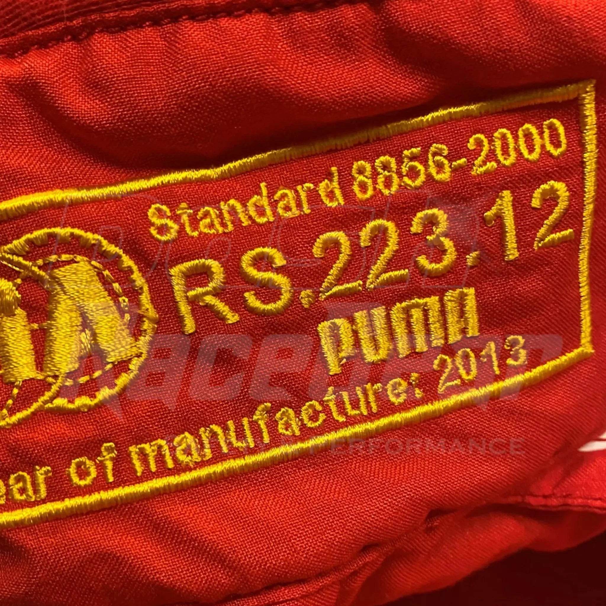 2013 Fernando Alonso Signed Racing Suit - Dash Racegear Store