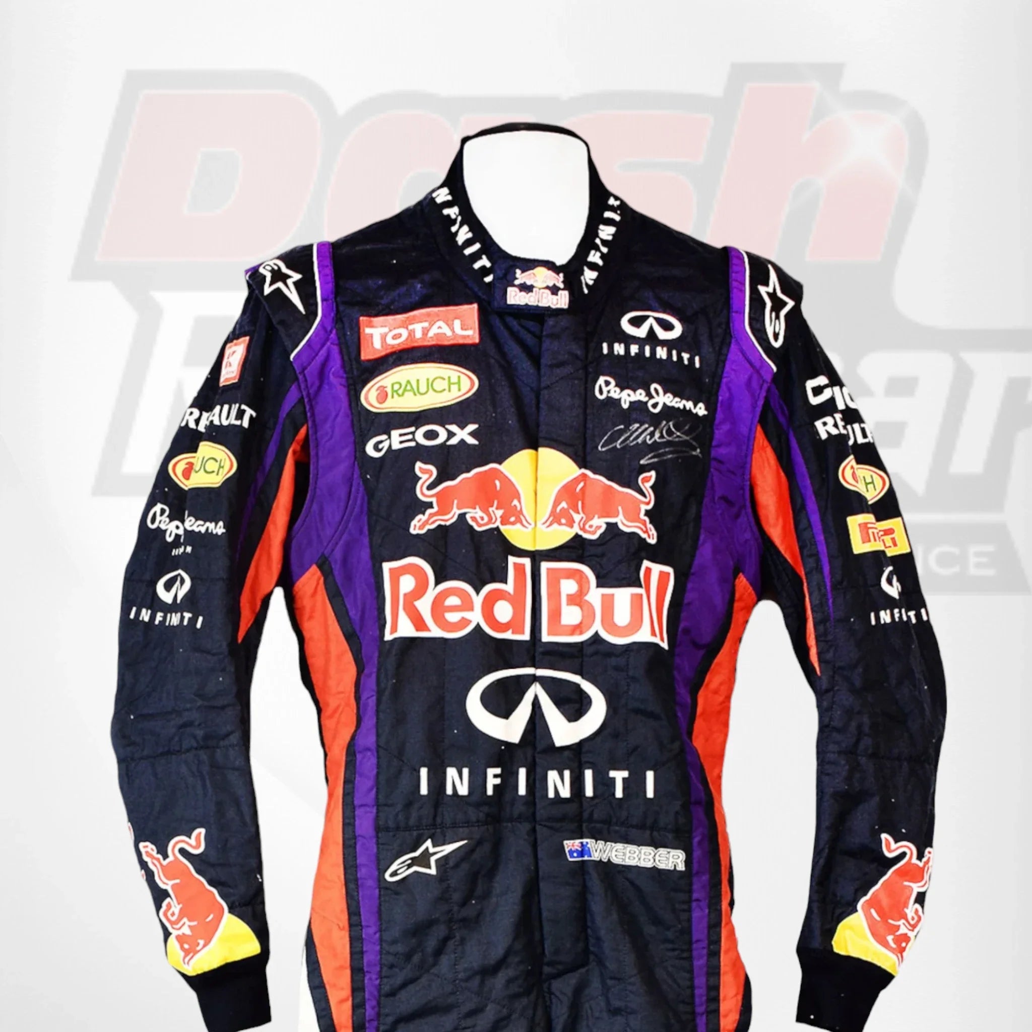 2013 Mark Webber F1 Team Race Suit