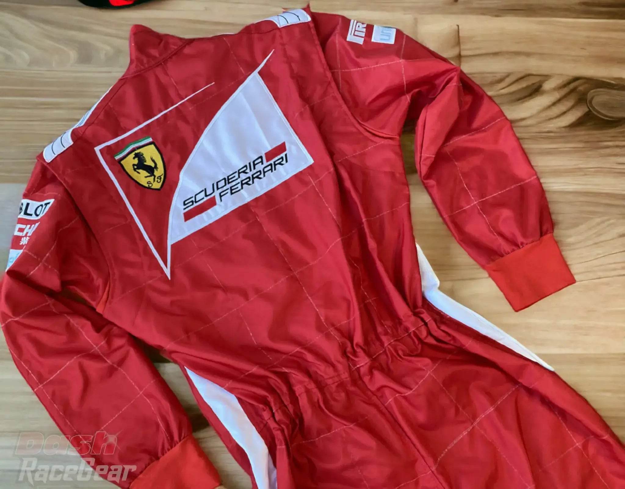 2014 Fernando Alonso Ferrari F1 Embroidered Racing Suit - Dash Racegear Store