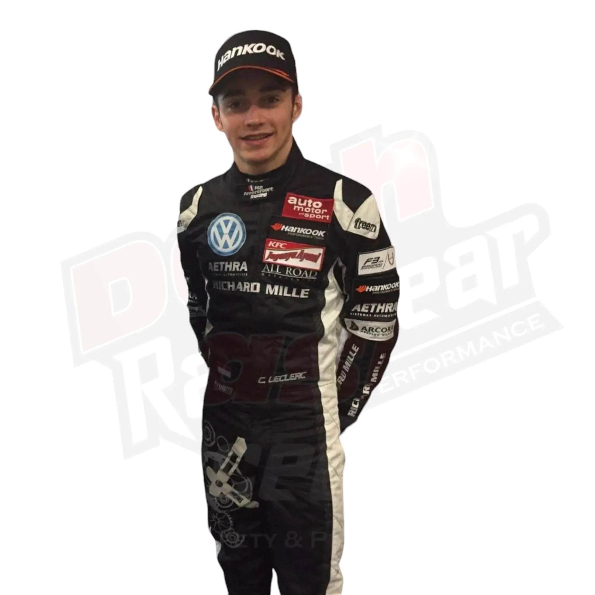 2015 Charles Leclerc Richard Mille F3 Race Suit - Silverstone - Dash Racegear Store