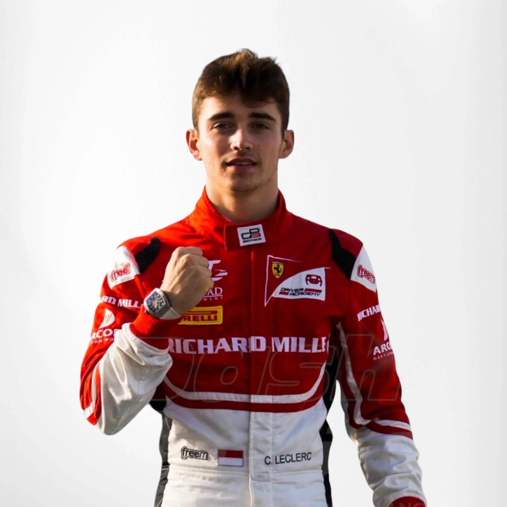 2016 Charles Leclerc Ferrari F1 Race Suit KIDS - Dash Racegear Store