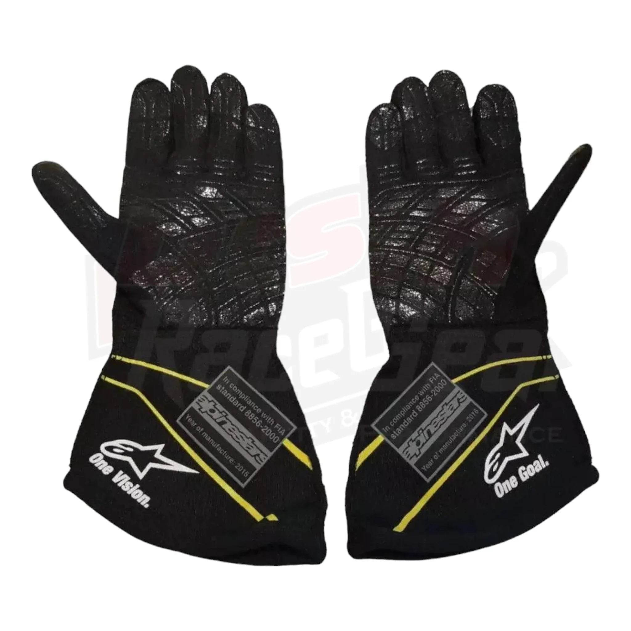 2016 Esteban Ocon Alpinestars F1 Race Gloves - Dash Racegear Store