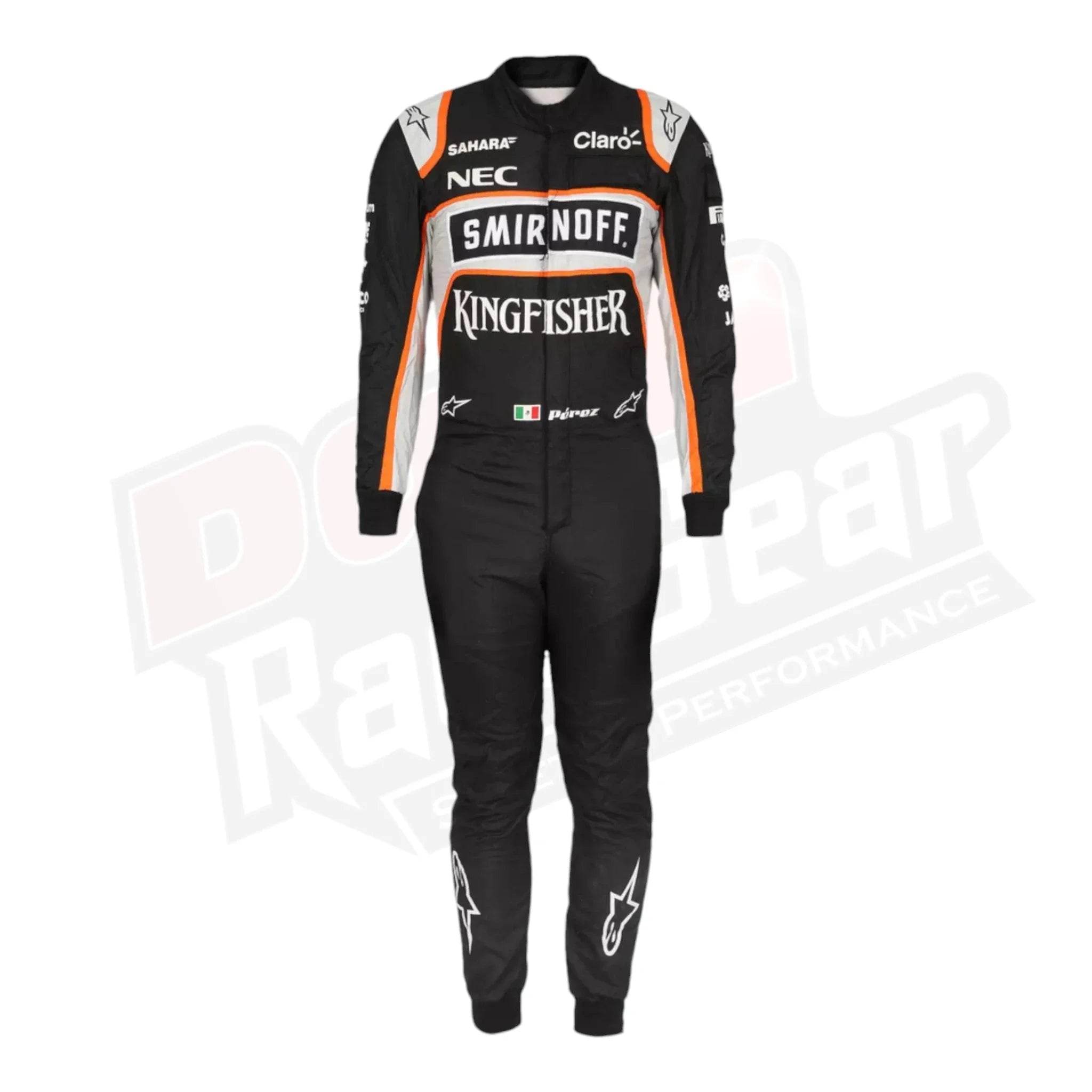 2016 Sergio Perez Sahara Force India F1 Team Race Suit - Dash Racegear Store