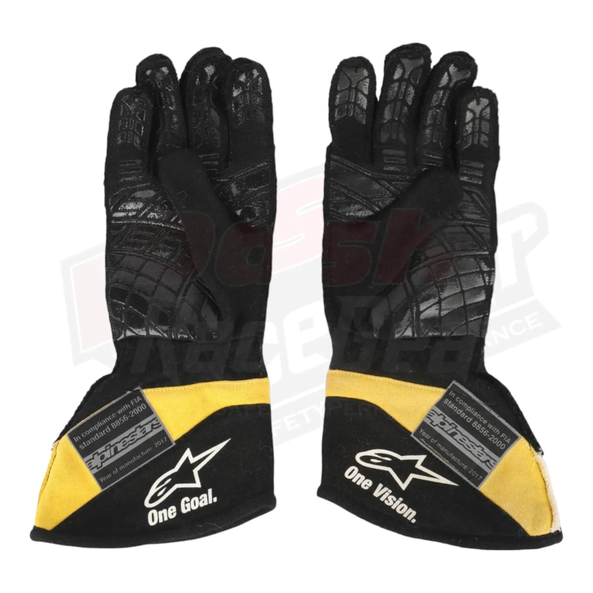 2017 Carlos Sainz Renault F1 Race Gloves - Dash Racegear Store