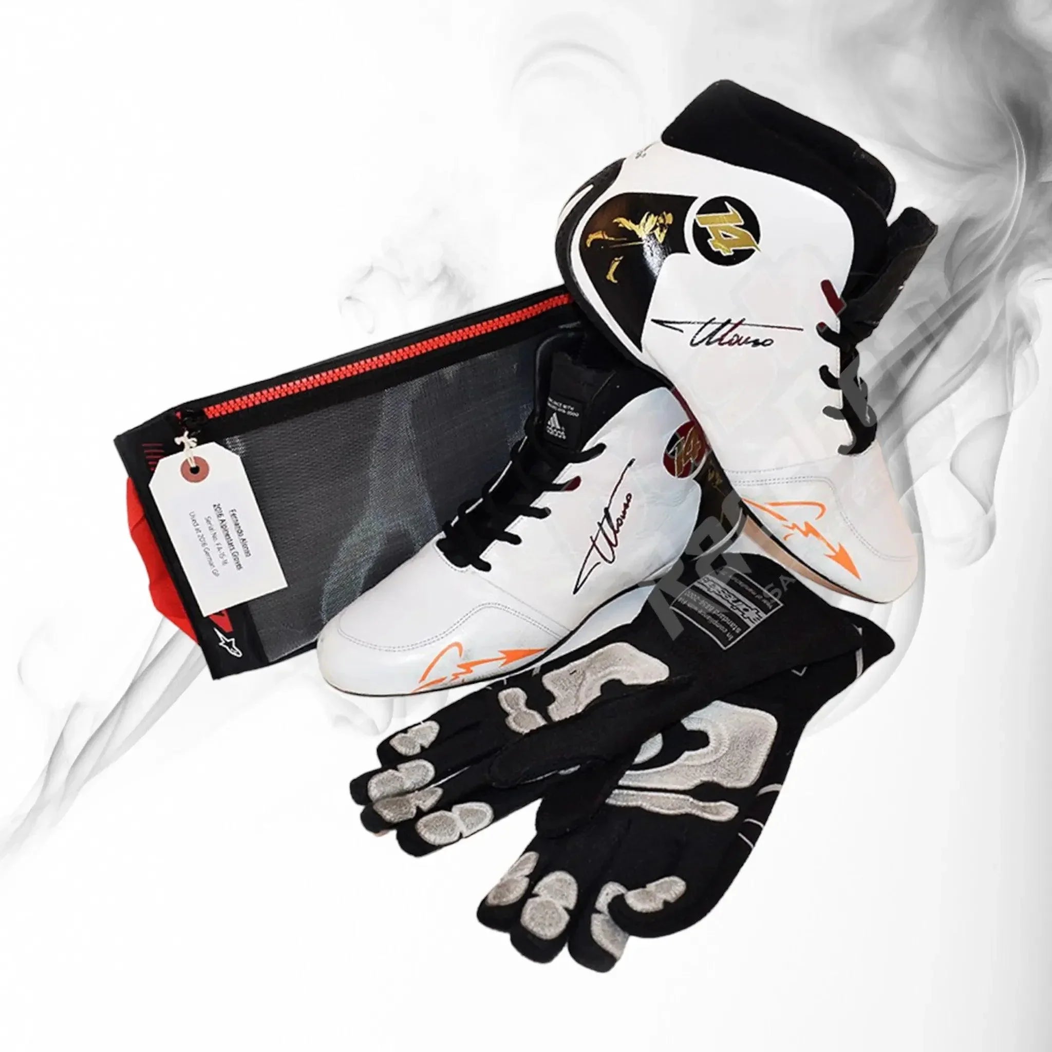 2017 Fernando Alonso McLaren F1 Team Race Shoes