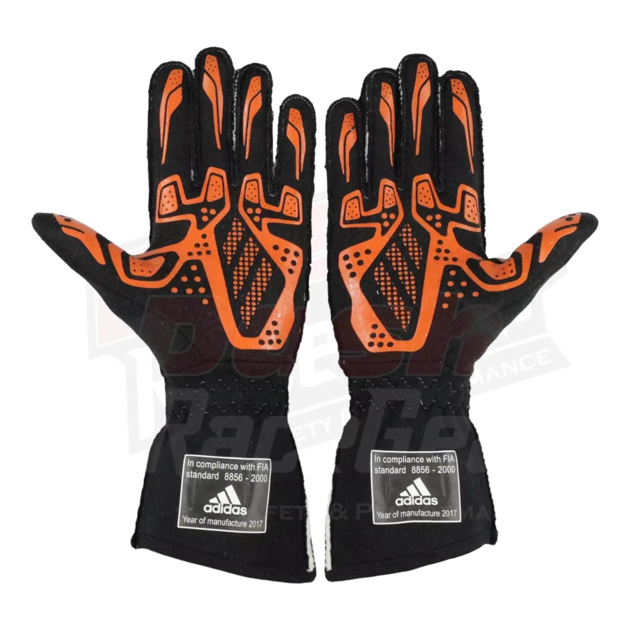 2017 Fernando Alonso McLaren Honda Adidas F1 Gloves - Dash Racegear Store