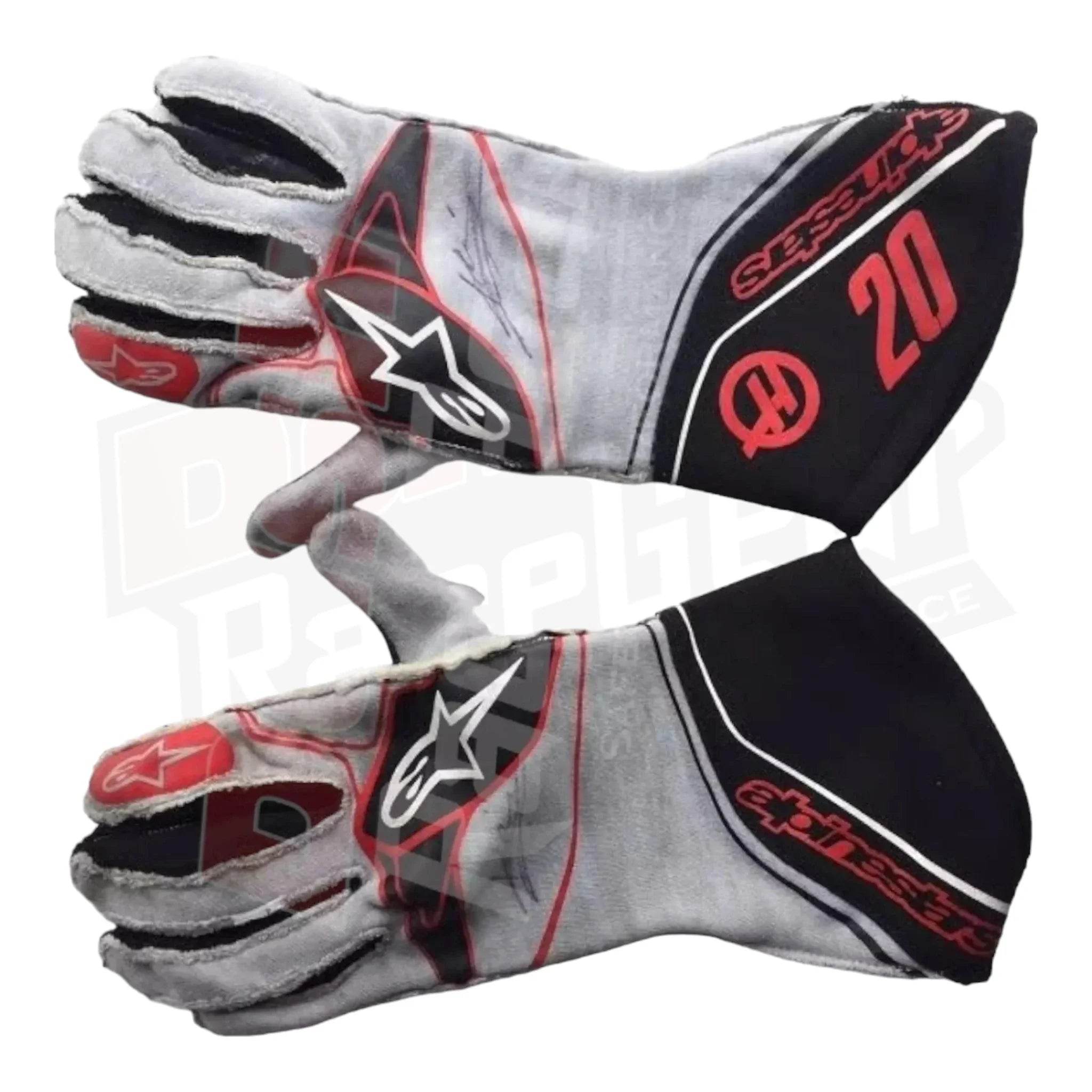 2017 Kevin Magnussen Haas F1 Team Gloves - Dash Racegear Store
