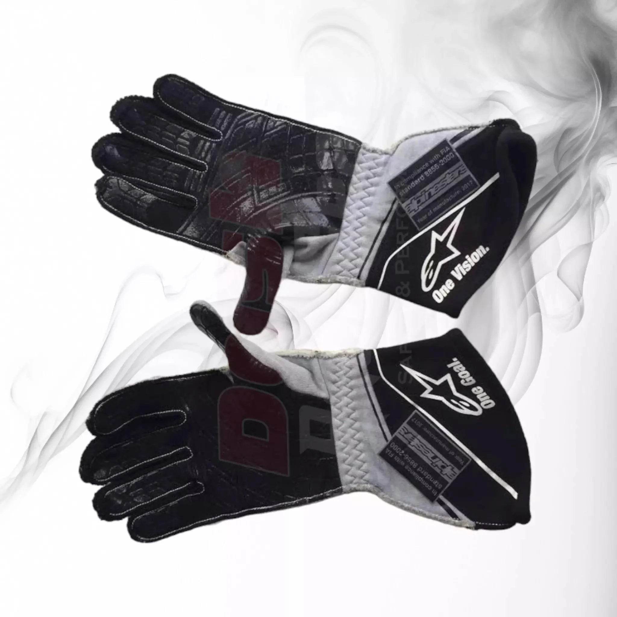2017 Kevin Magnussen Haas F1 Team Gloves - Dash Racegear Store