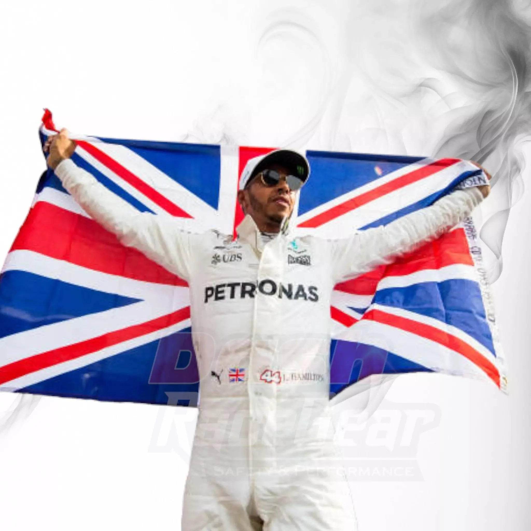 2017 Lewis Hamilton Mercedes-Benz F1 Printed Racing Suit - Dash Racegear Store