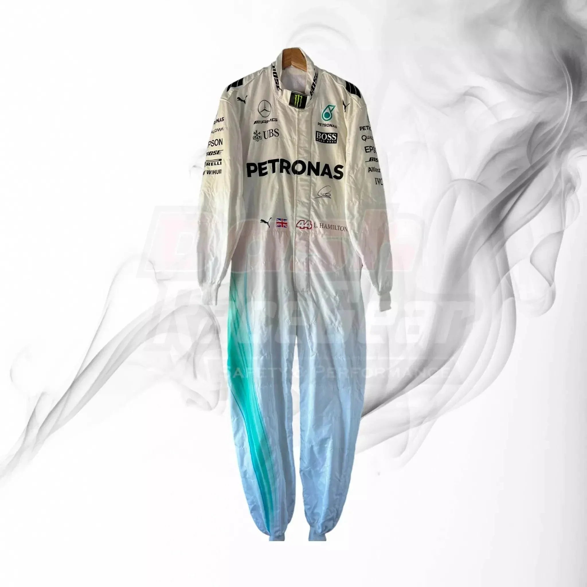 2017 Lewis Hamilton Mercedes-Benz F1 Printed Racing Suit