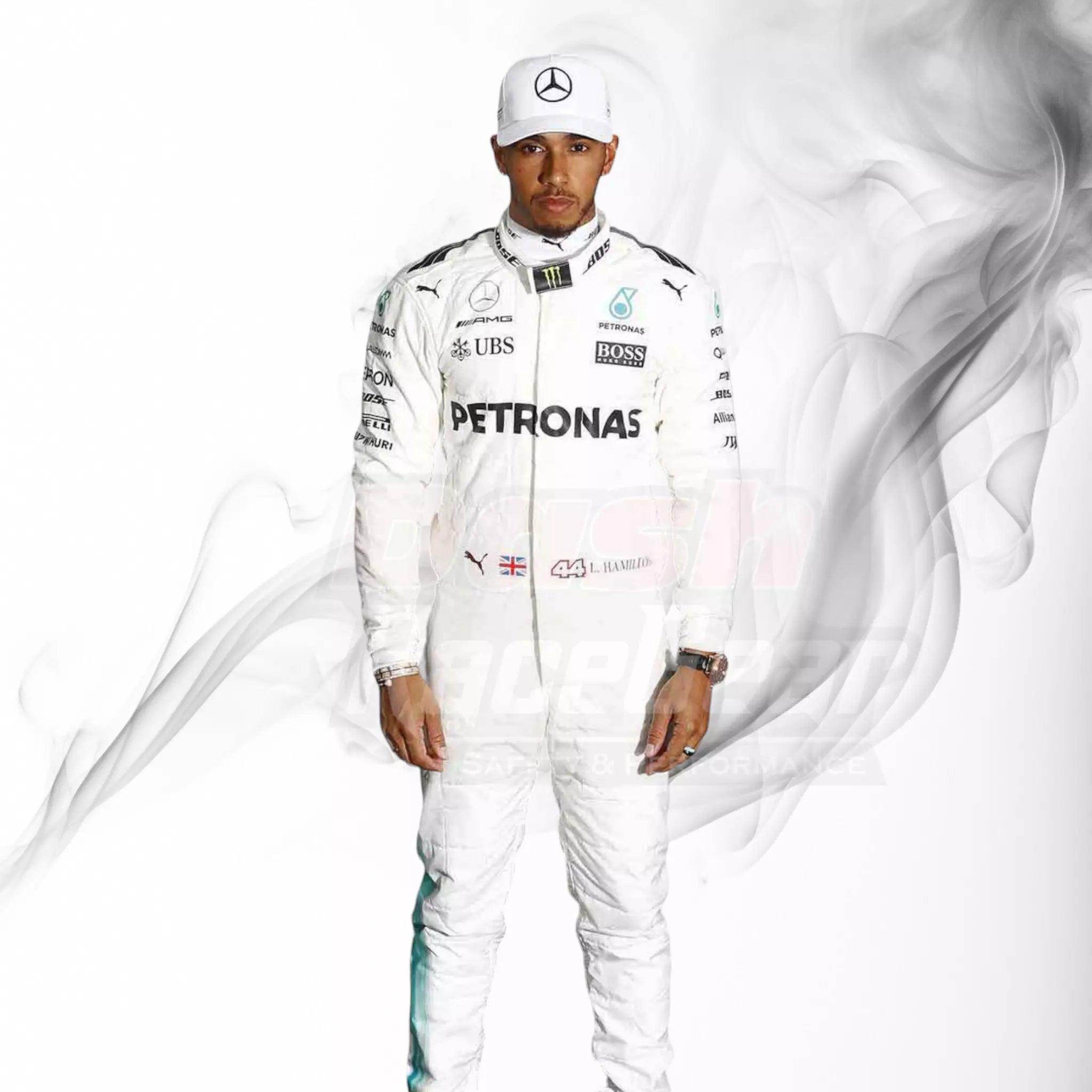 2017 Lewis Hamilton Mercedes-Benz F1 Racing Suit KIDS
