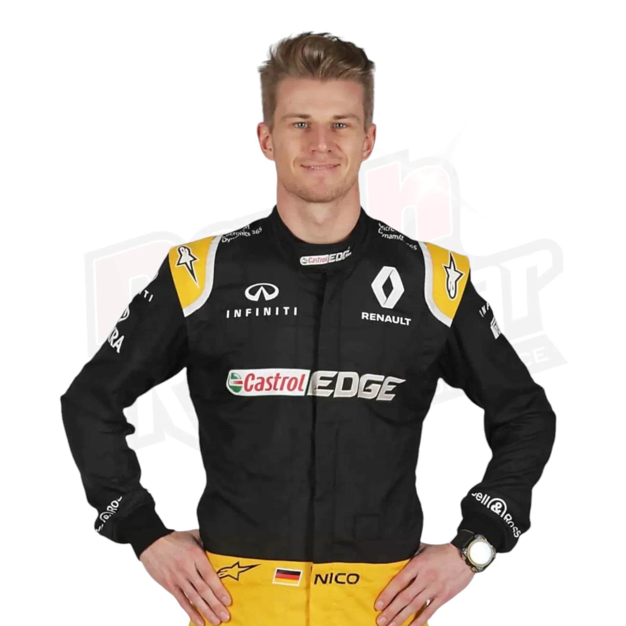 2017 Nico Hulkenberg Renault F1 Race Suit - Dash Racegear Store