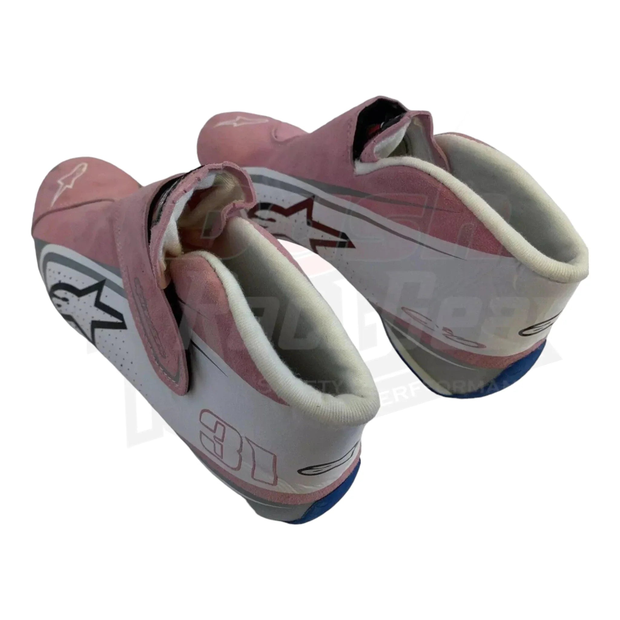 2018 Esteban Ocon Sahara Force India F1 Race Boots - Dash Racegear Store