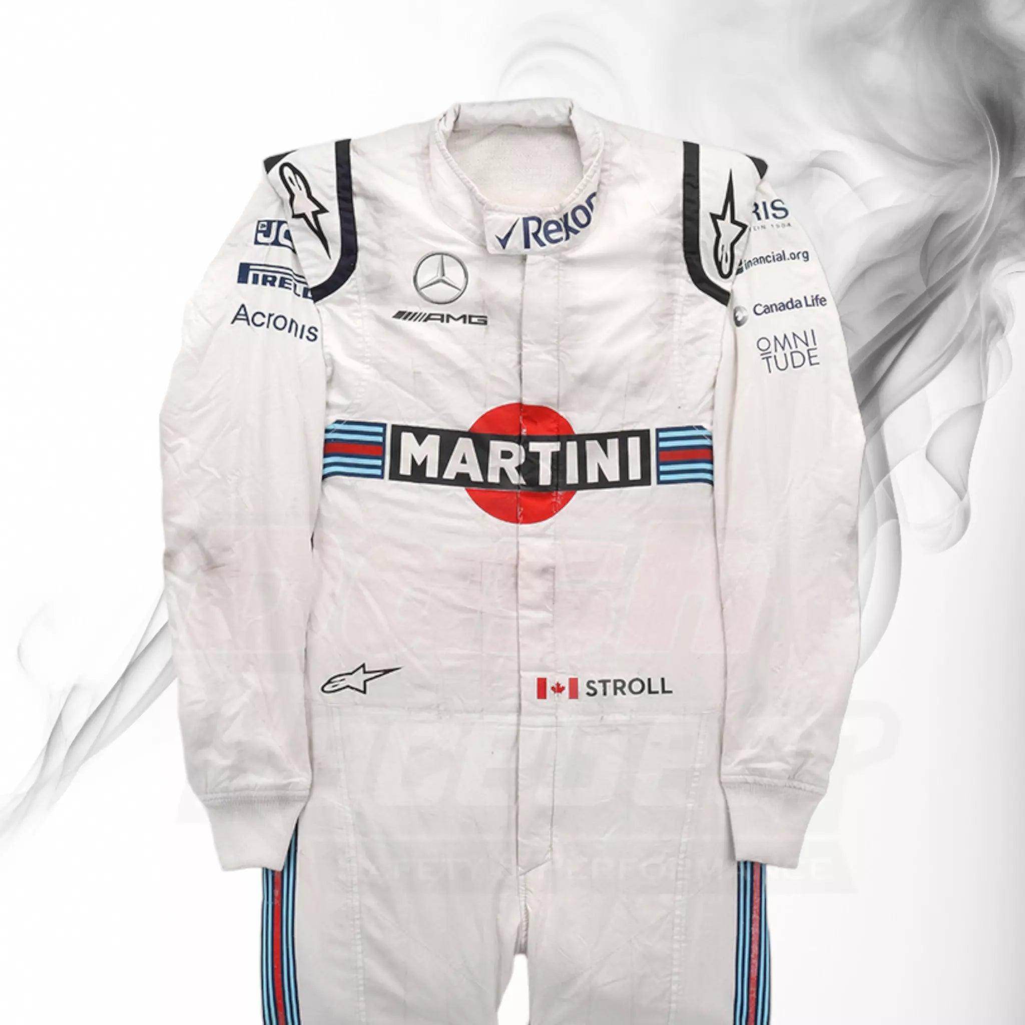 2018 Lance Stroll Williams Martini F1 Race Suit KIDS - Dash Racegear Store