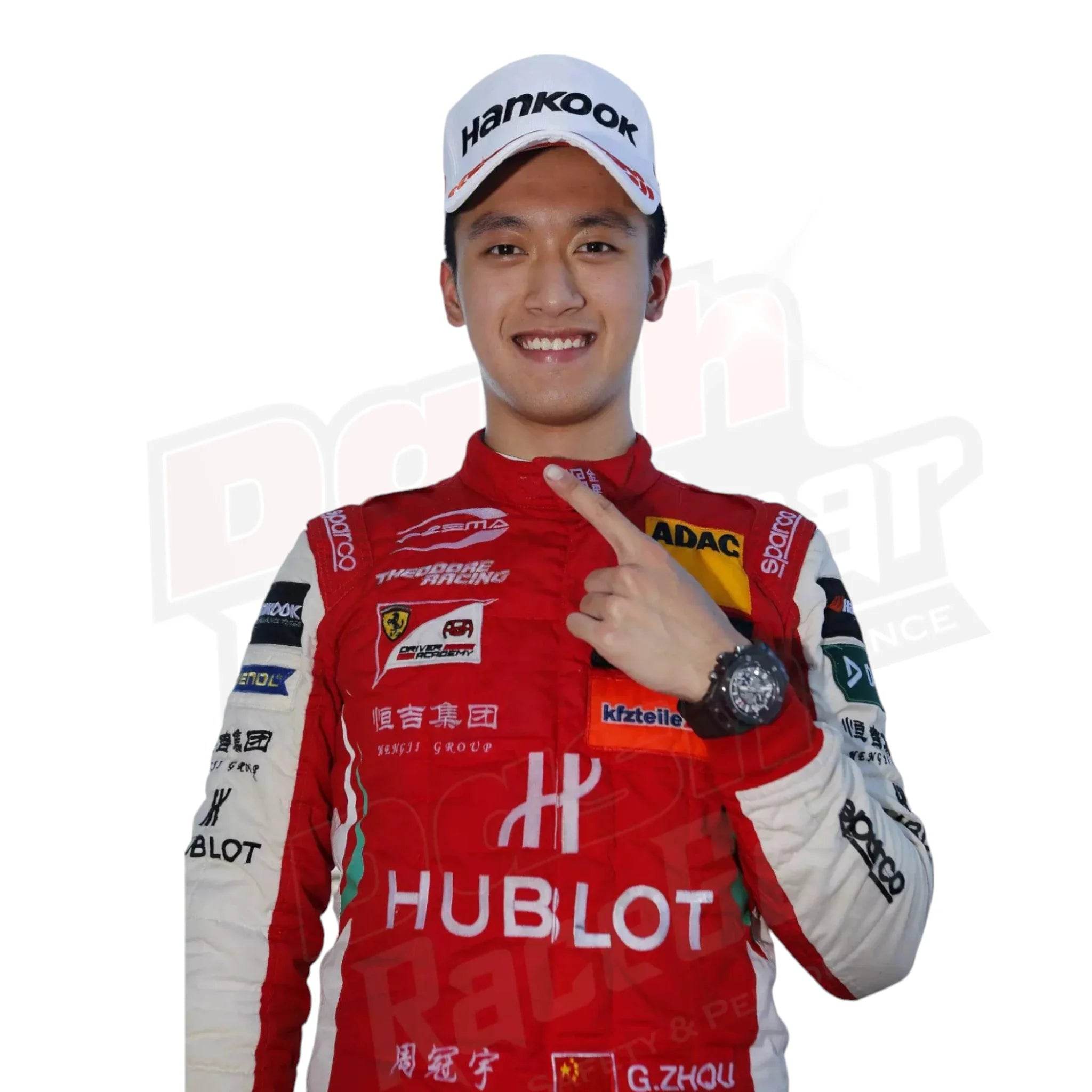 2018 Zhou Guanyu Embroidered F3 Race Suit - Dash Racegear Store
