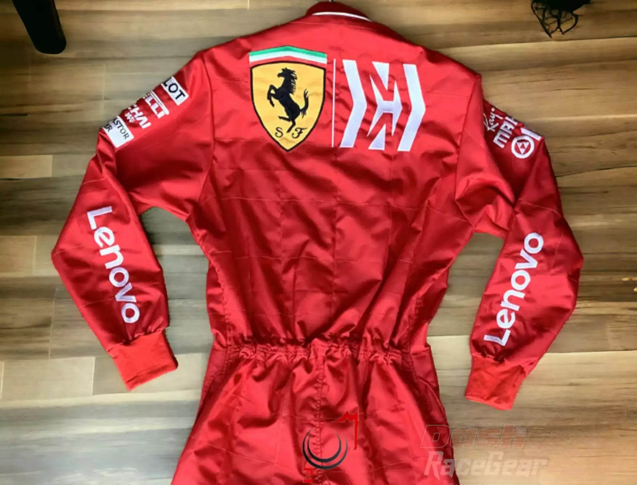 2019 Charles Leclerc Ferrari Mission Winnow F1 Embroidered Racing Suit - Dash Racegear Store