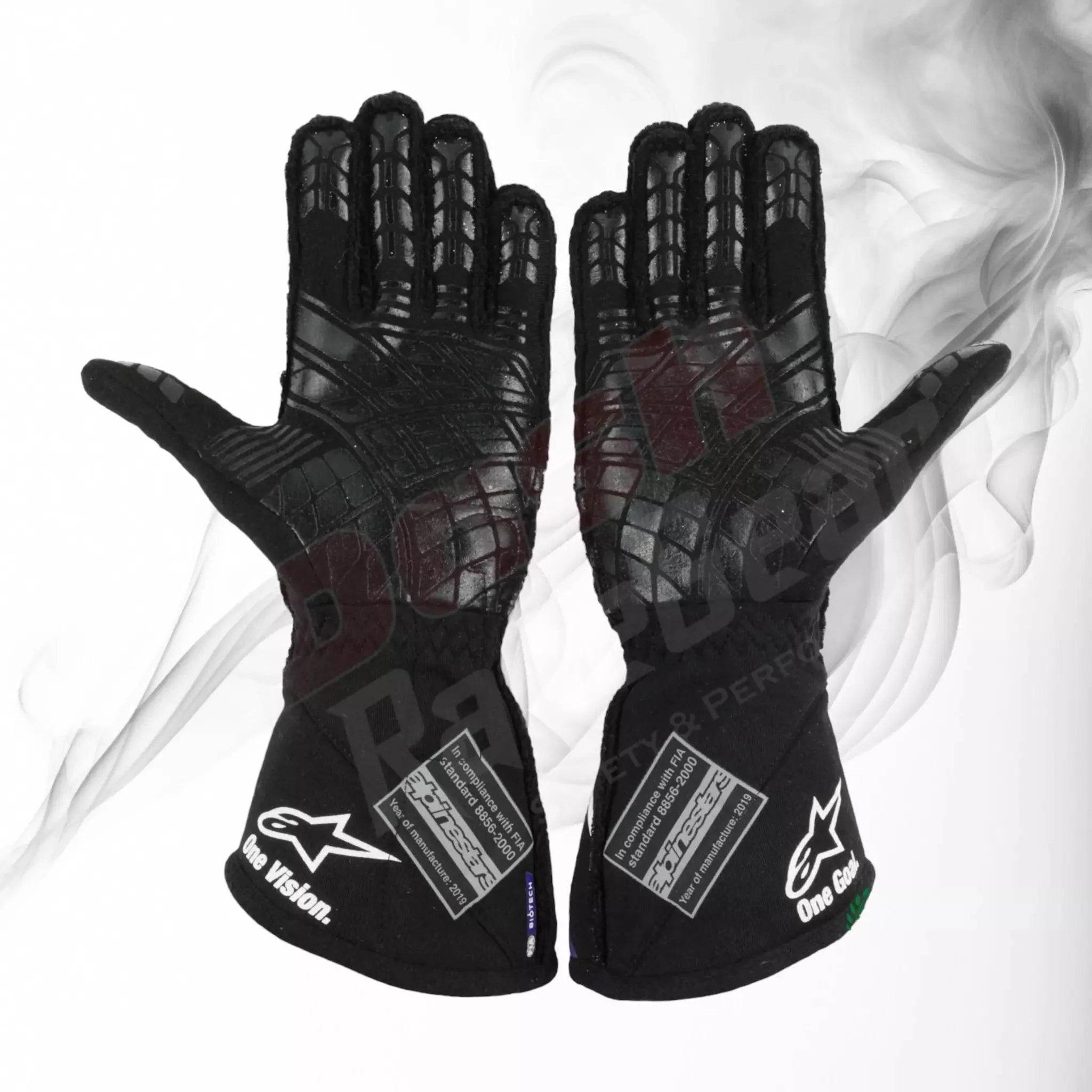 2019 Daniel Ricciard Renault F1 Race Gloves - Dash Racegear Store
