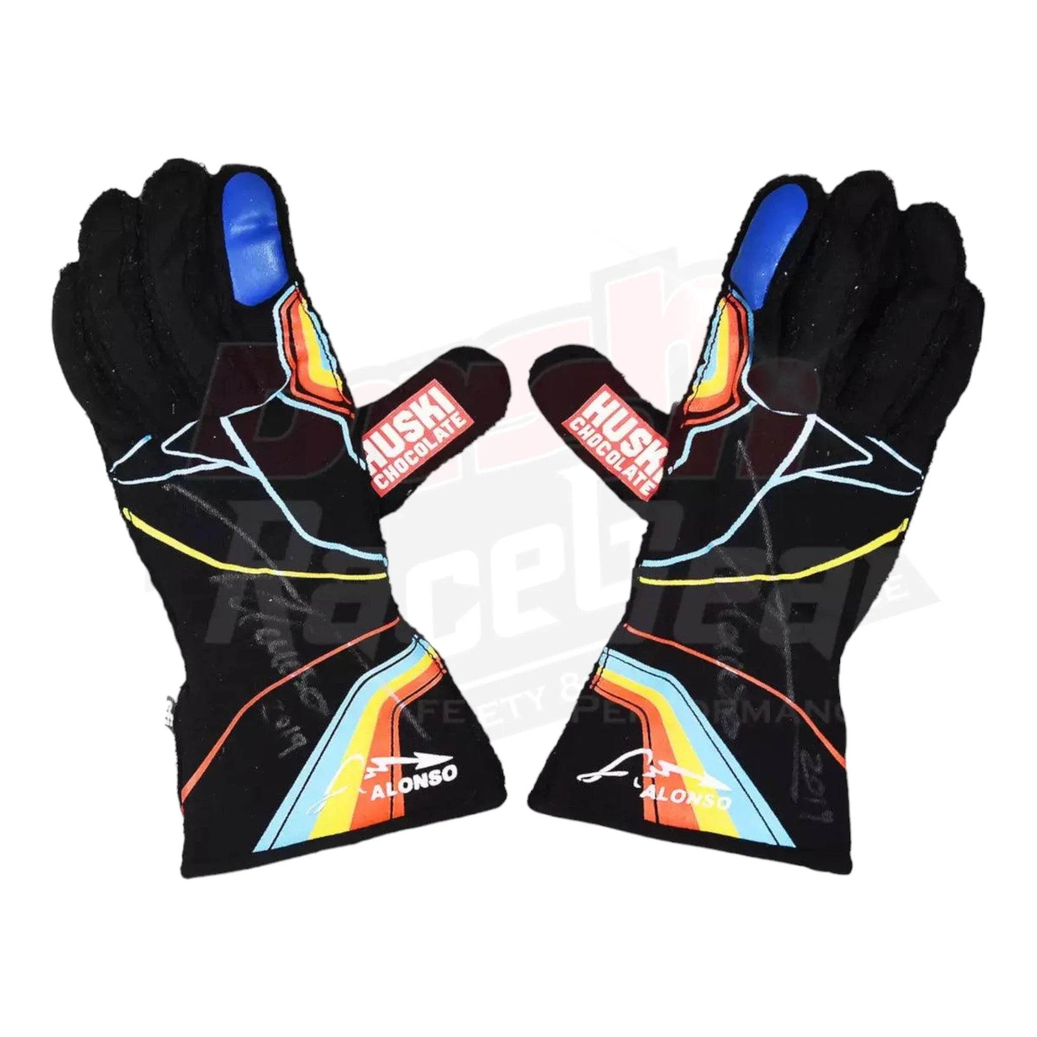 2019 Fernando Alonso Indy 500 McLaren F1 Gloves - Dash Racegear Store