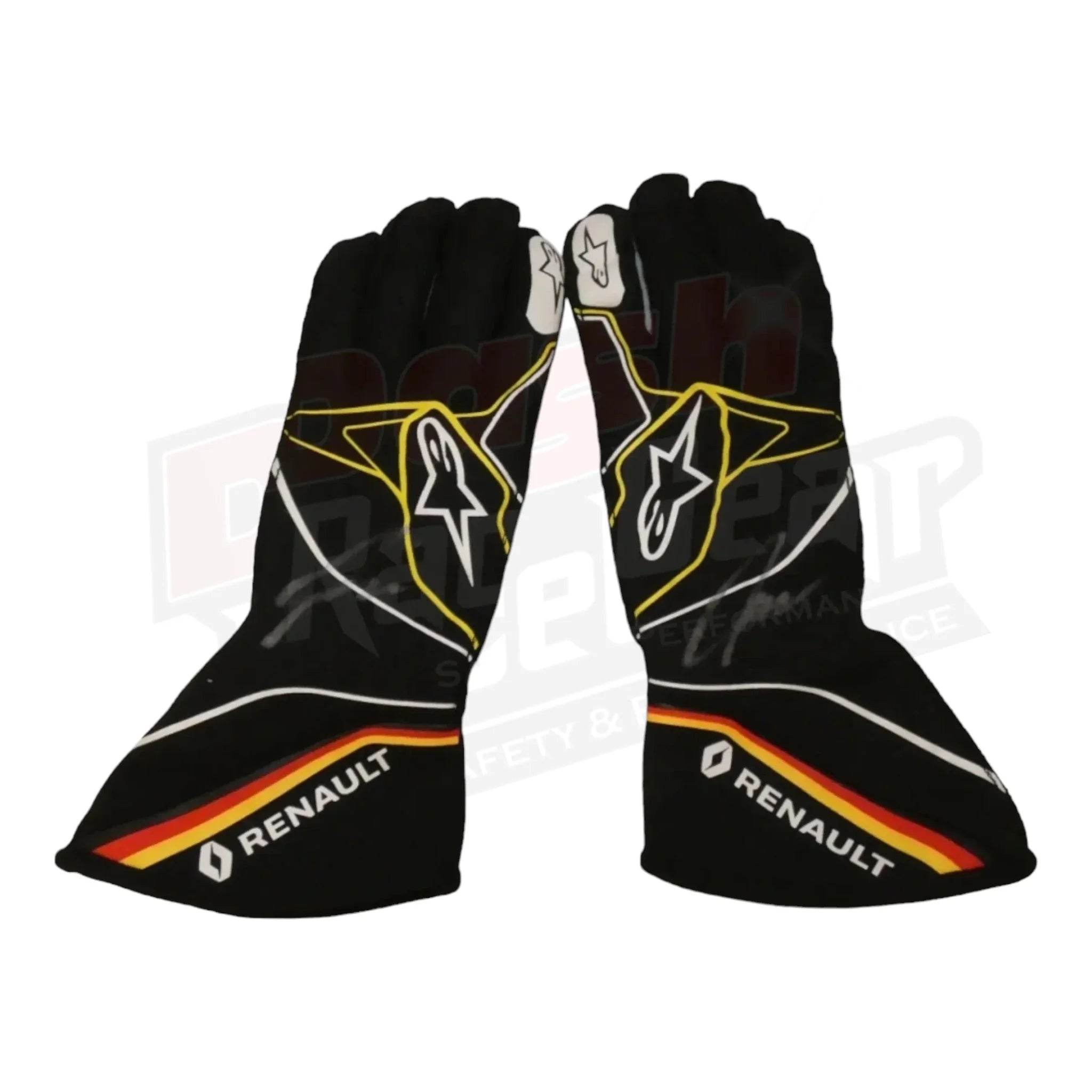 2019 Nico Hulkenberg Renault F1 Race Gloves - Dash Racegear Store