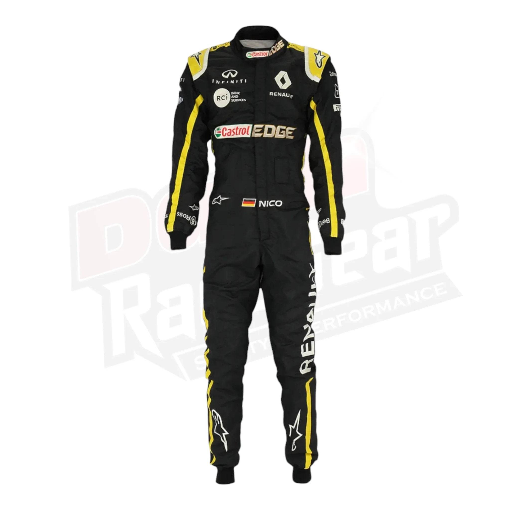 2019 Nico Hulkenberg Renault F1 Team Race Suit KIDS - Dash Racegear Store