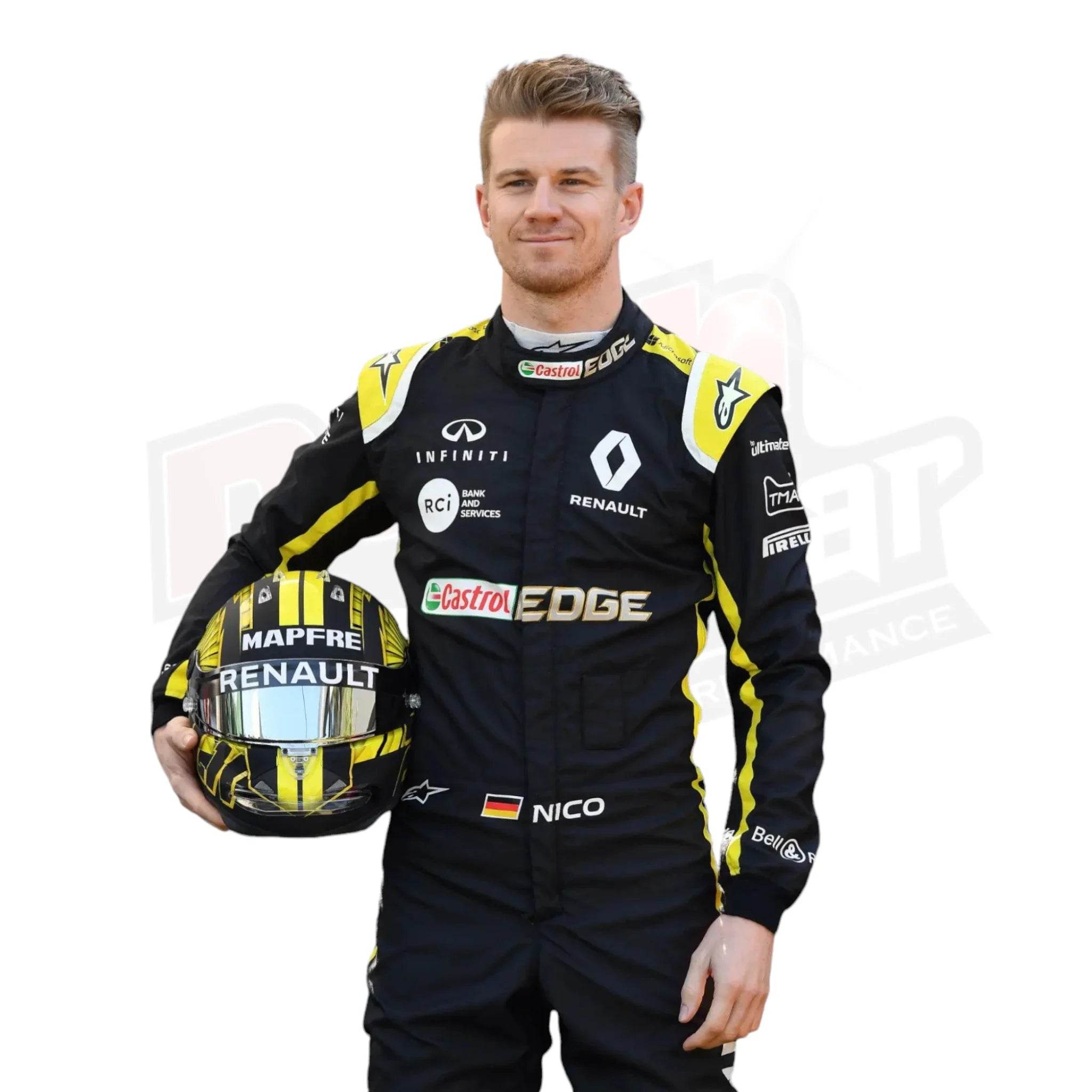 2019 Nico Hulkenberg Renault F1 Team Race Suit - Dash Racegear Store