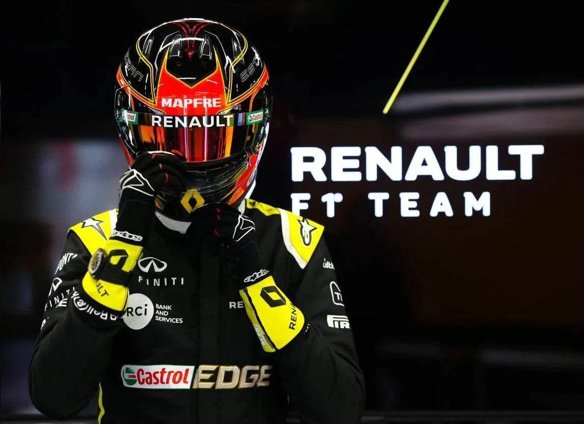 2020 RENAULT ESTEBAN OCON F1 RACE GLOVES
