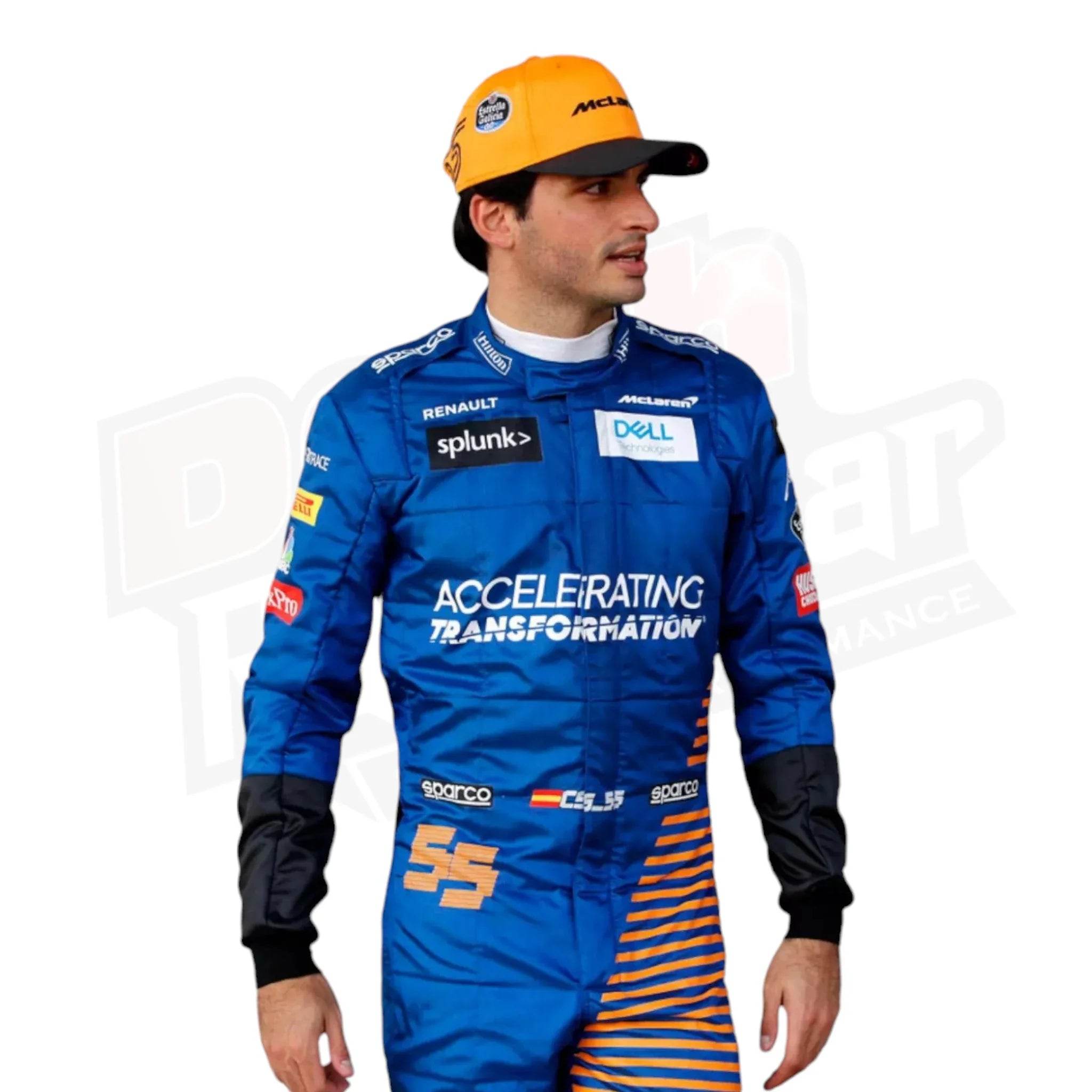 2020 Carlos Sainz McLaren Formula 1 Racing Suit KIDS - Dash Racegear Store